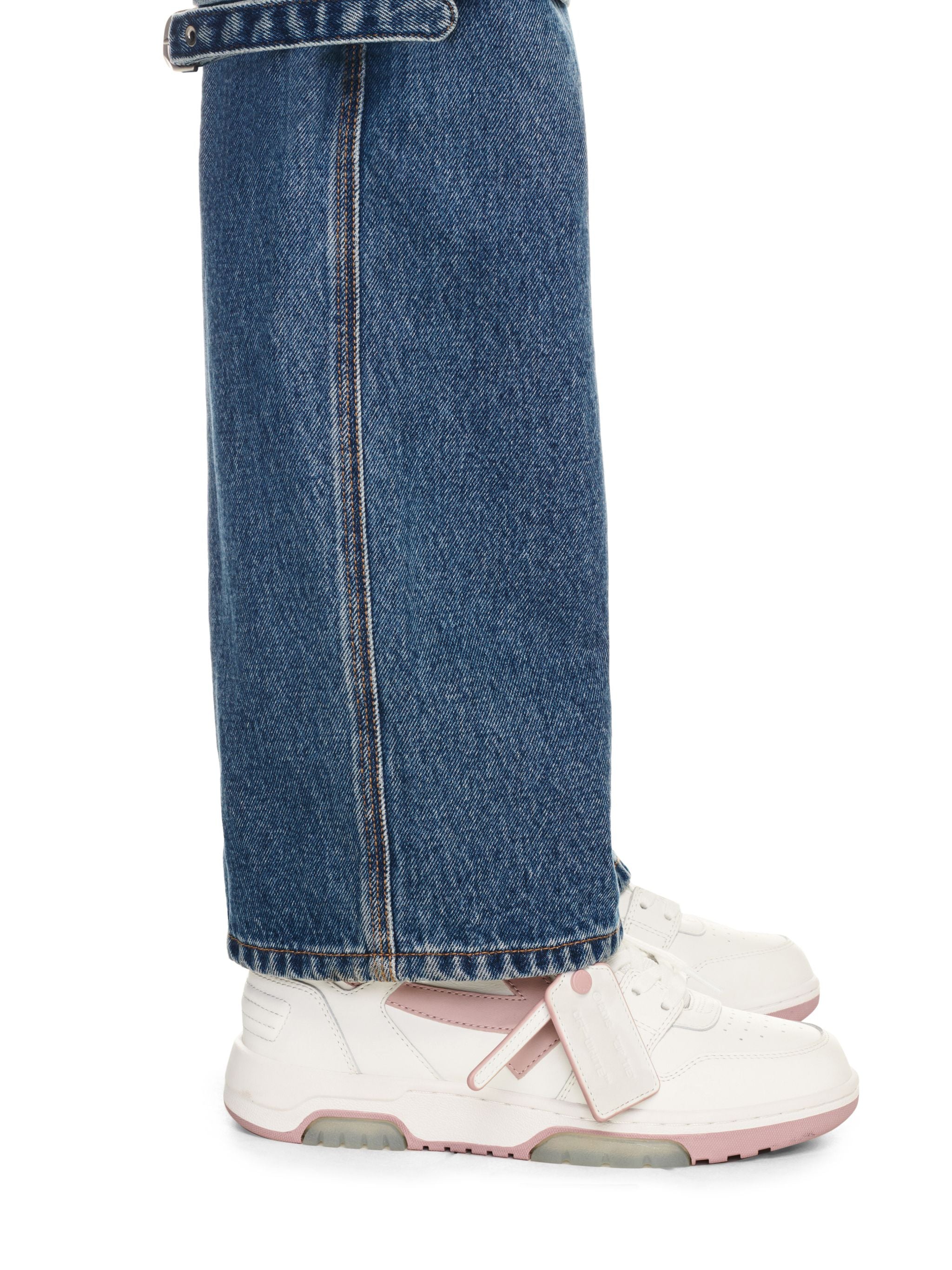 Off-White Out Of Office Calf Leather Womens White