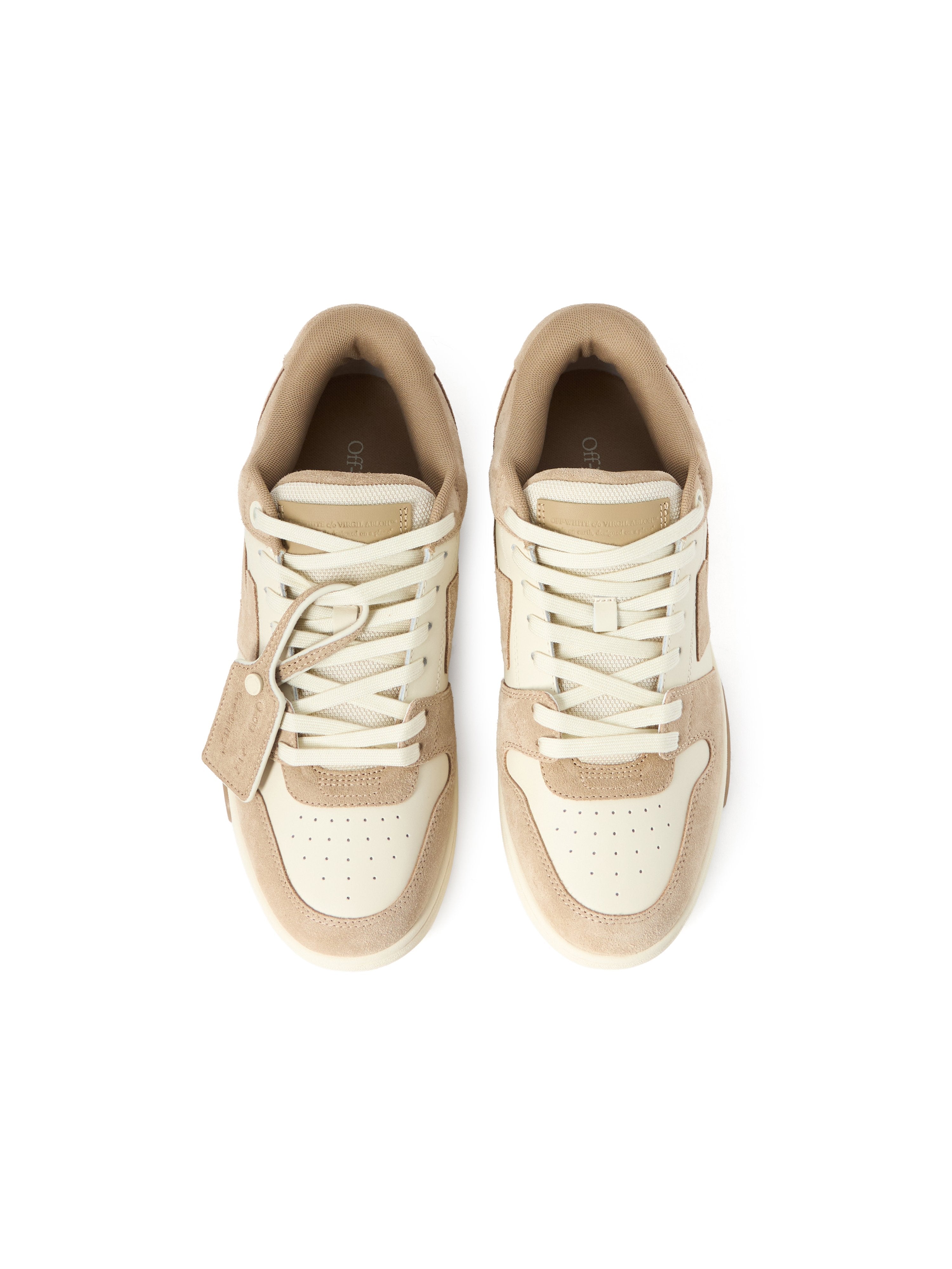 Off-White Out Of Office Sneakers Womens Beige