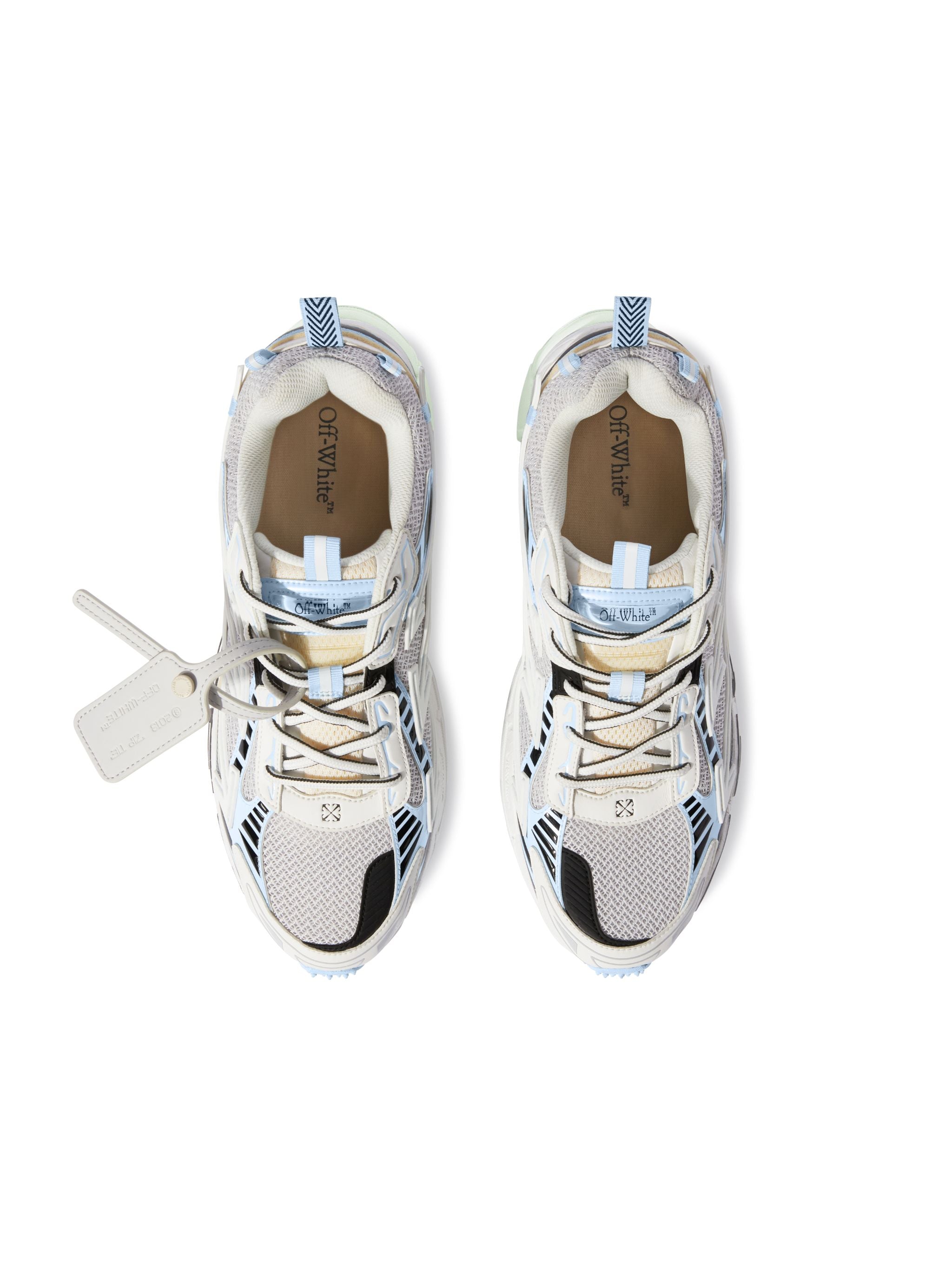 Off-White Be Right Back Sneakers Womens Light Blu