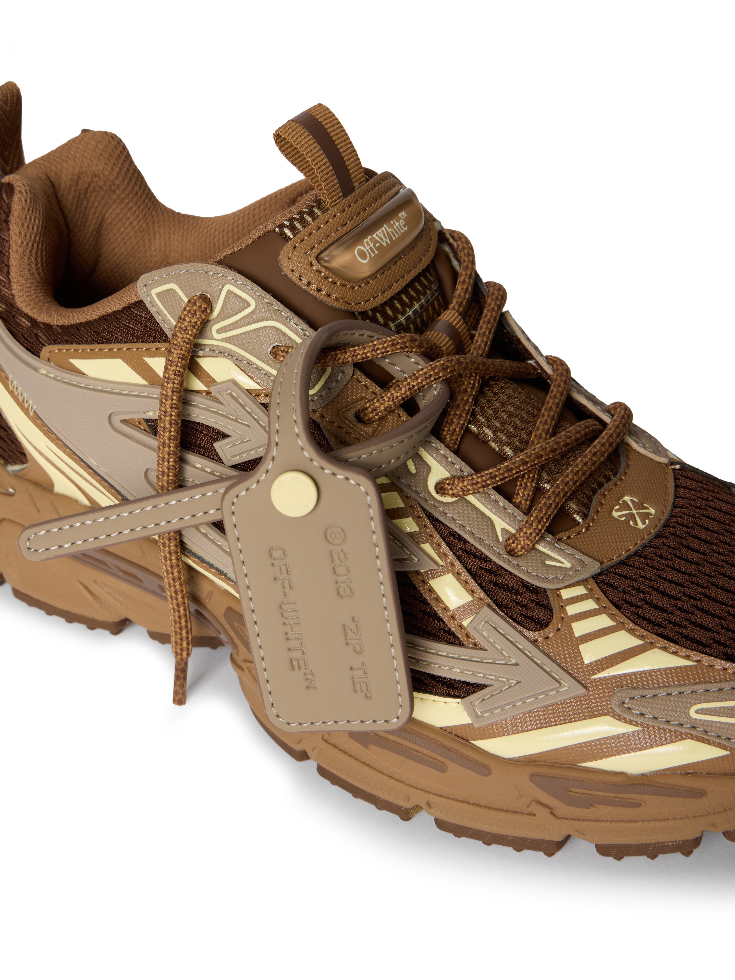 Off-White Be Right Back Sneakers Womens Brown