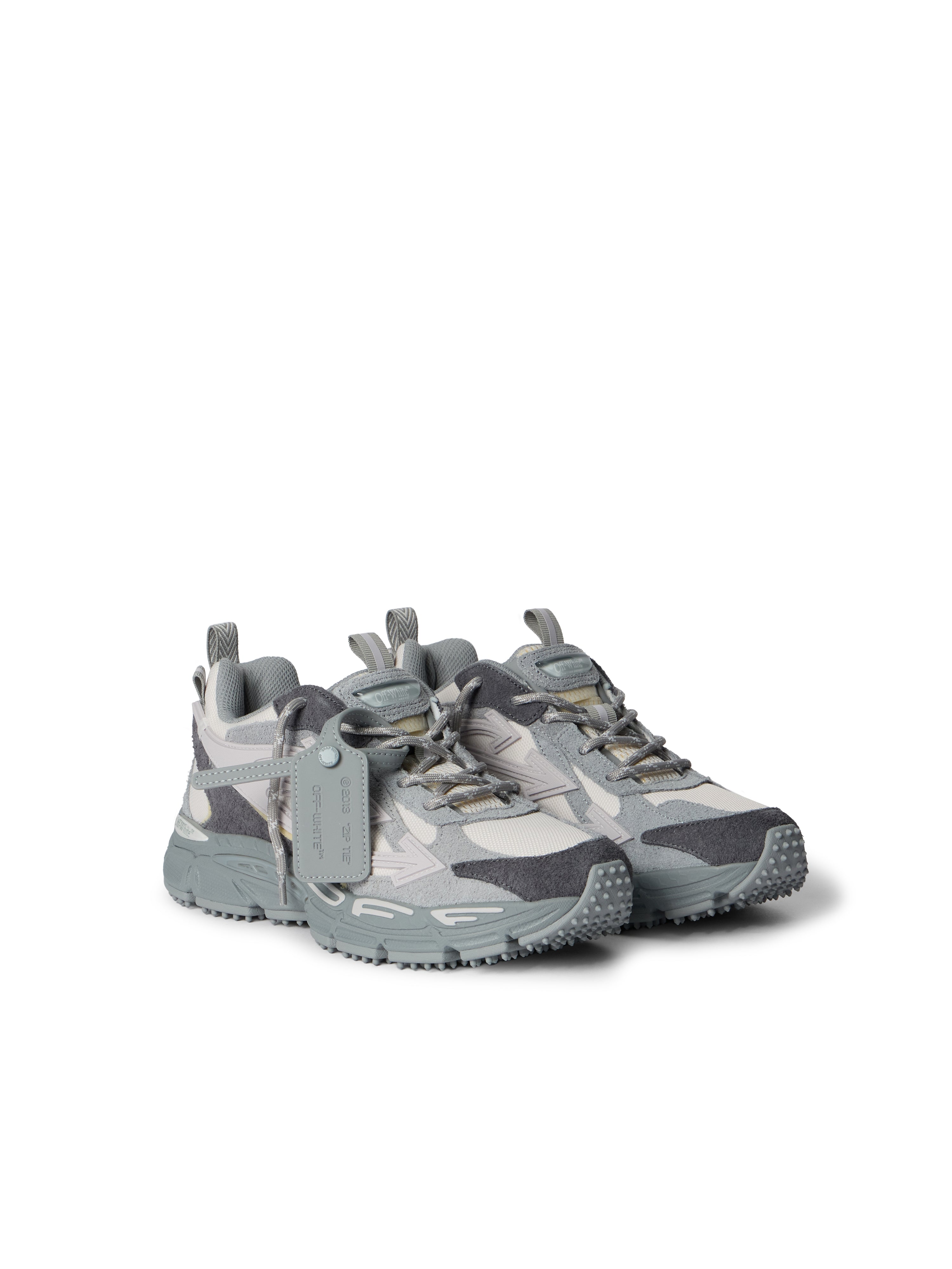 Off-White Be Right Back Suede Sneakers Womens Grey