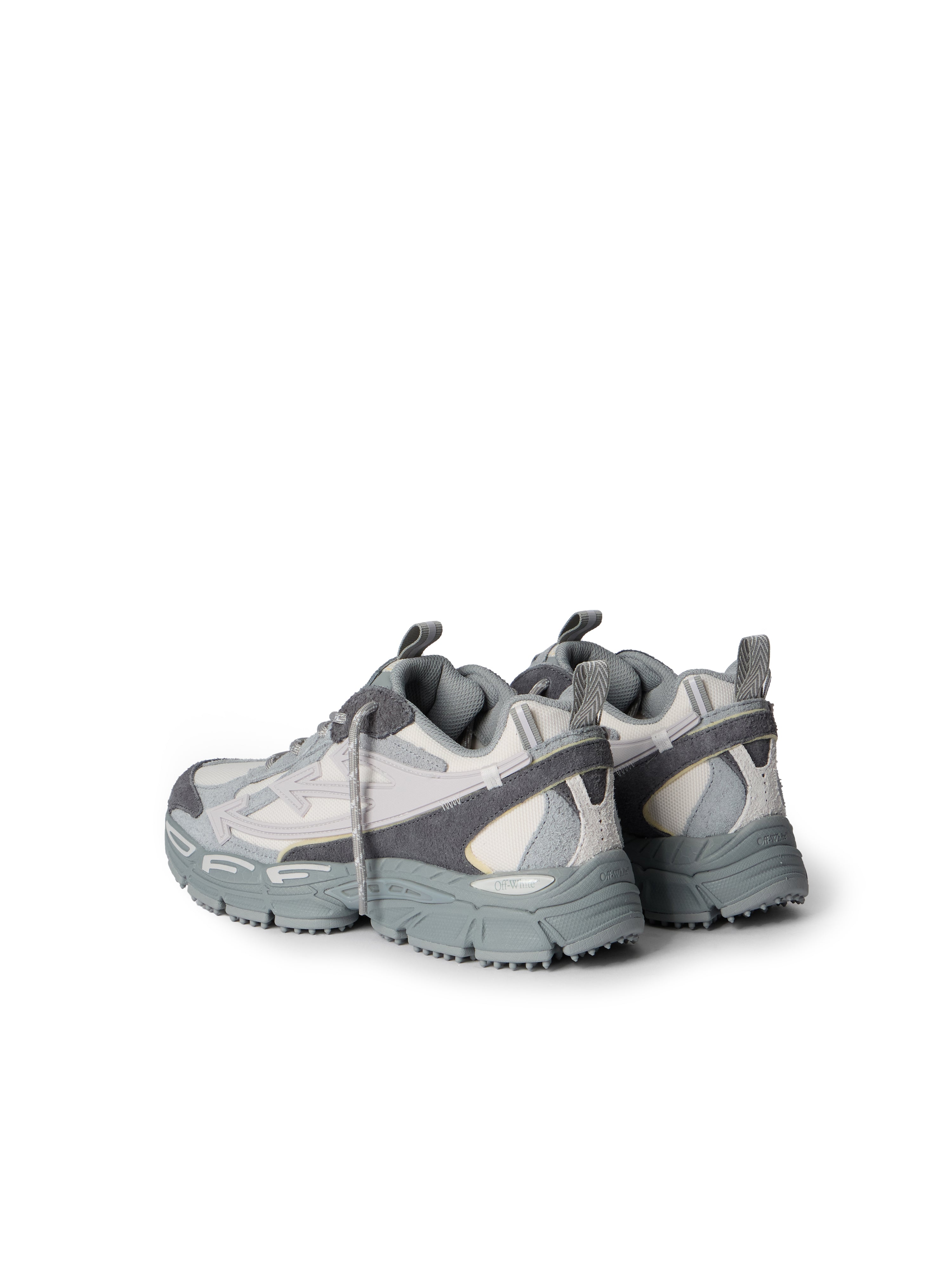 Off-White Be Right Back Suede Sneakers Womens Grey