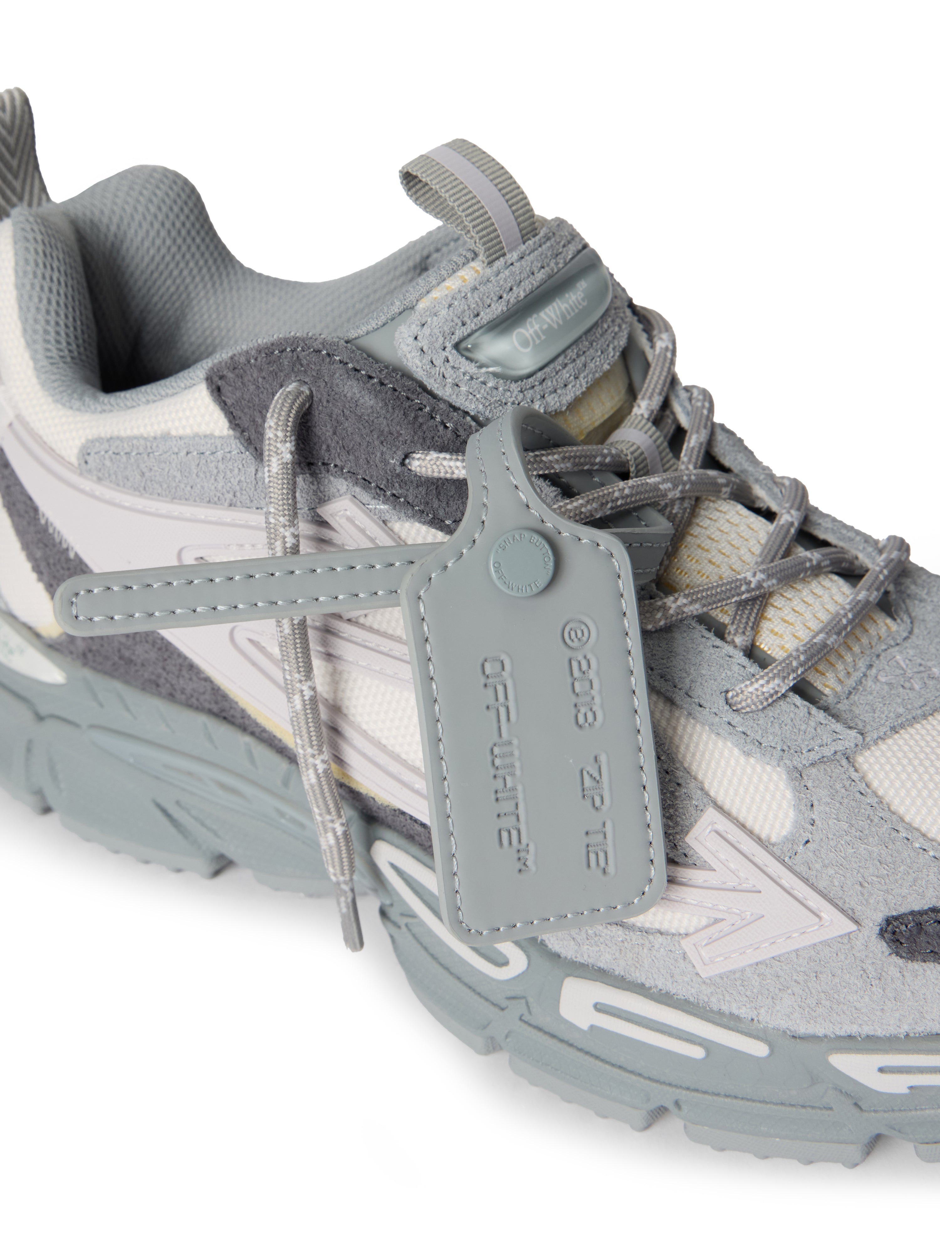 Off-White Be Right Back Suede Sneakers Womens Grey