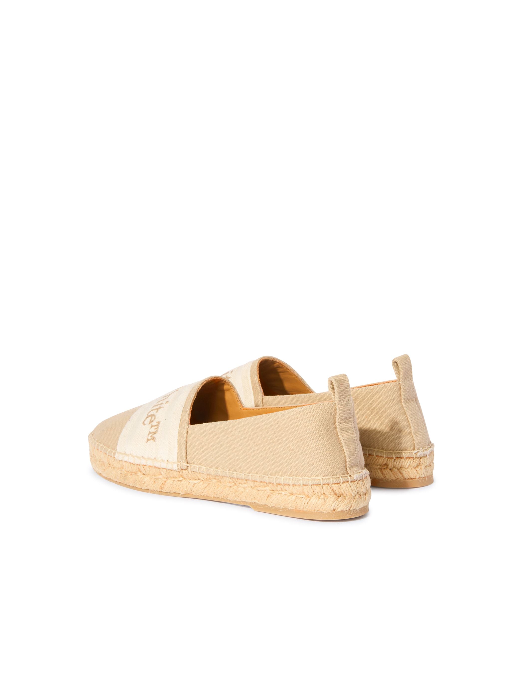 Off-White Bookish Espadrilles Womens Neutrals