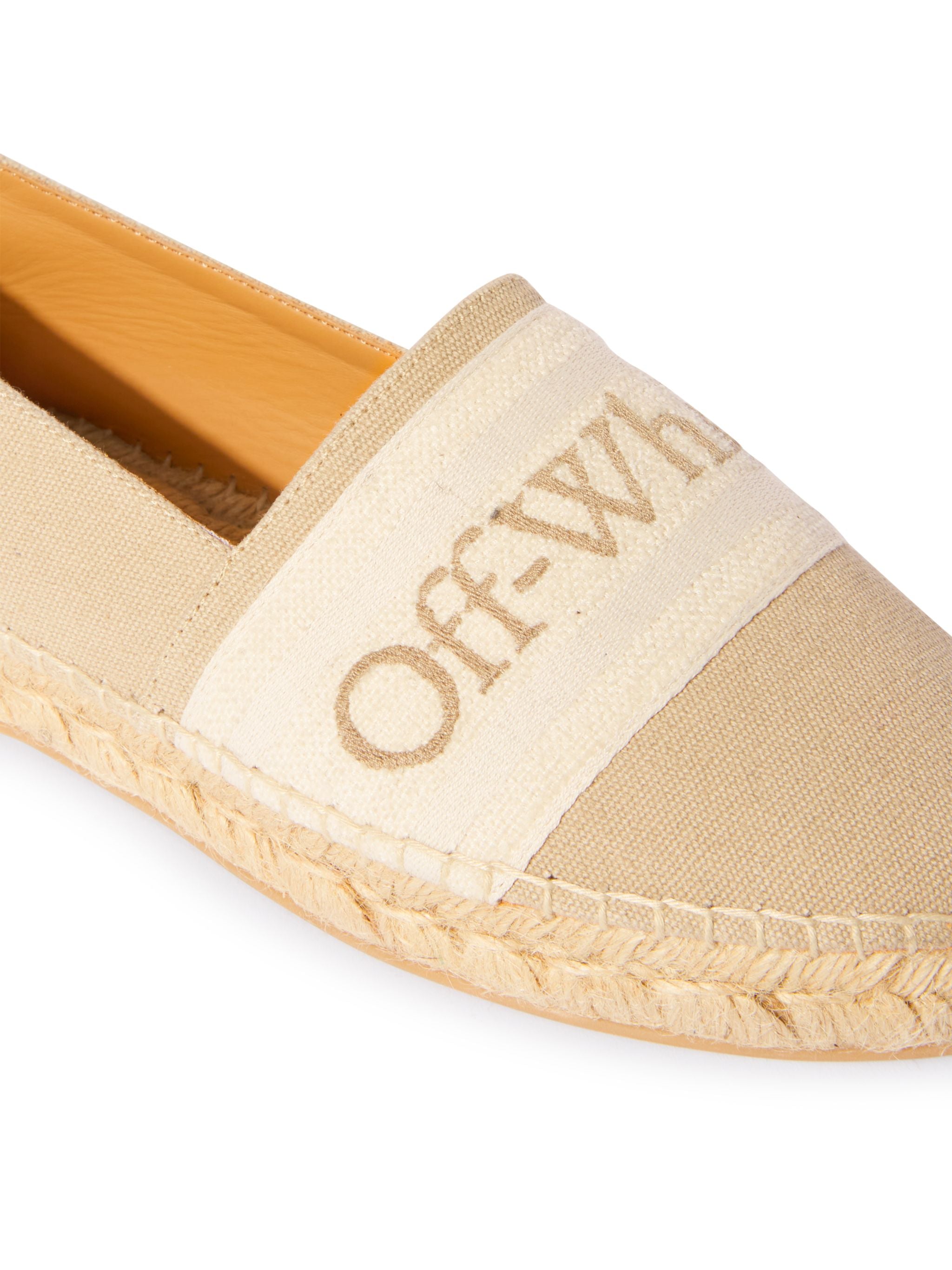 Off-White Bookish Espadrilles Womens Neutrals