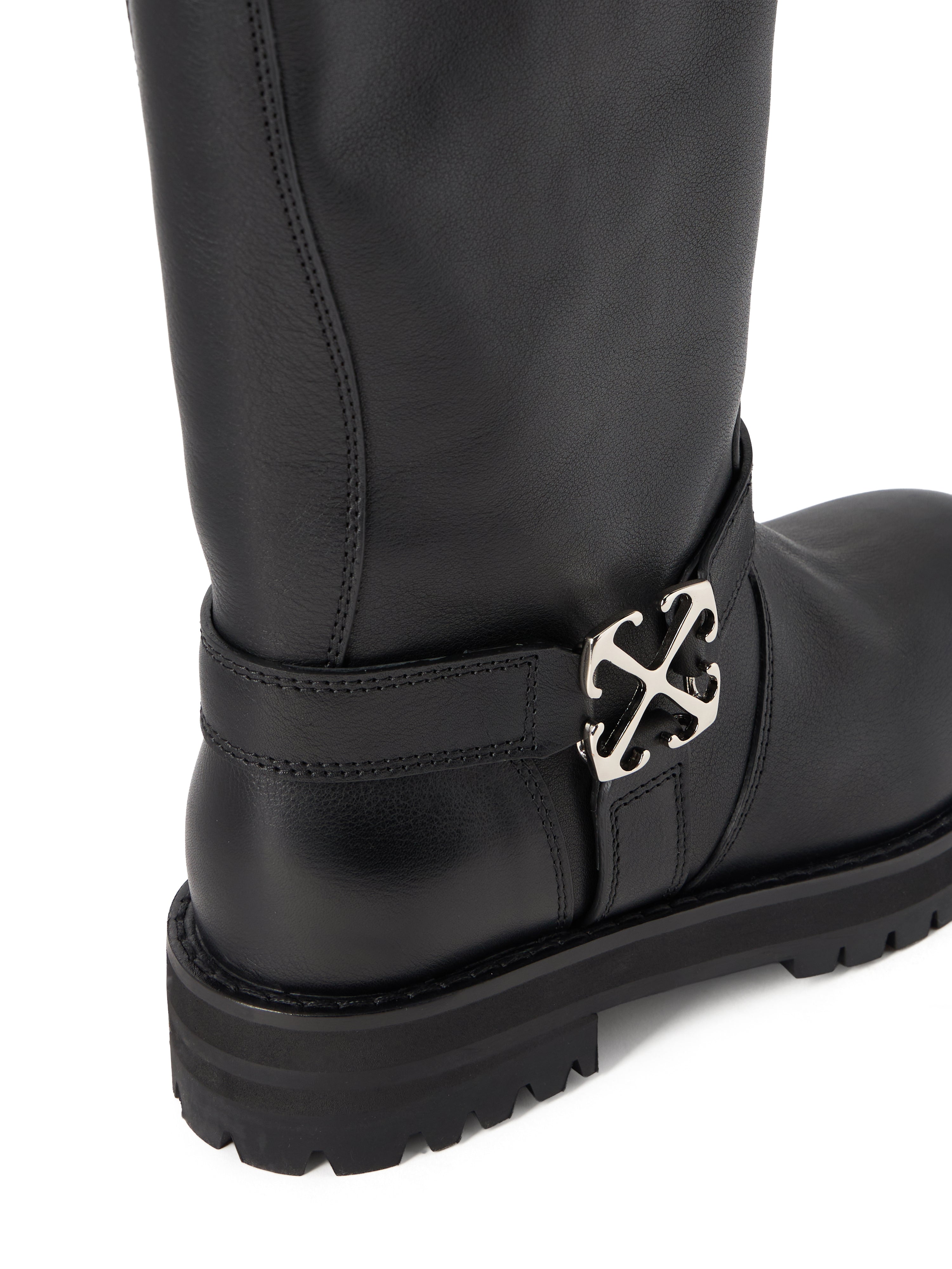 Off-White Off Track High Boots Womens Black