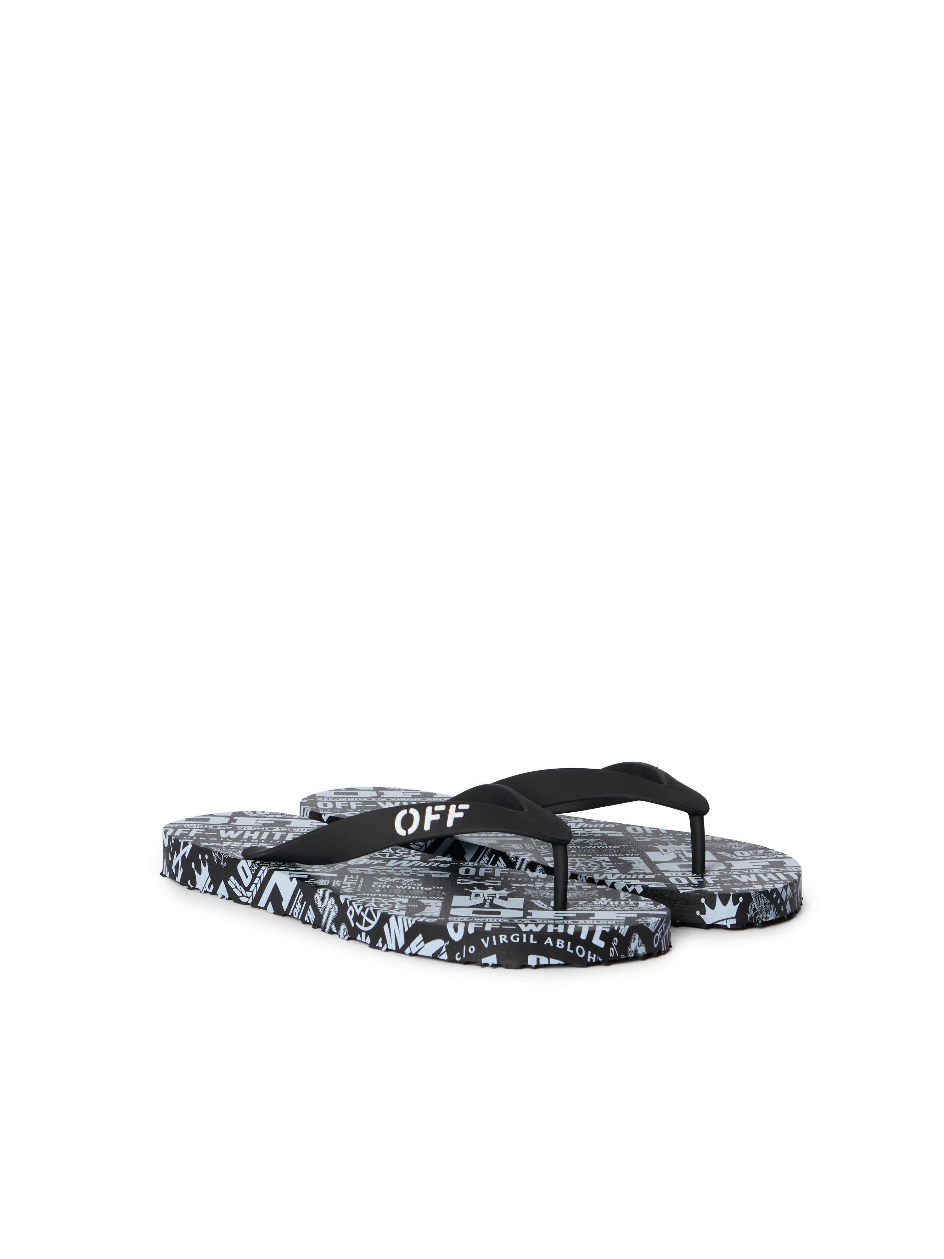 Off-White Off Stamp Flip Flops Womens White