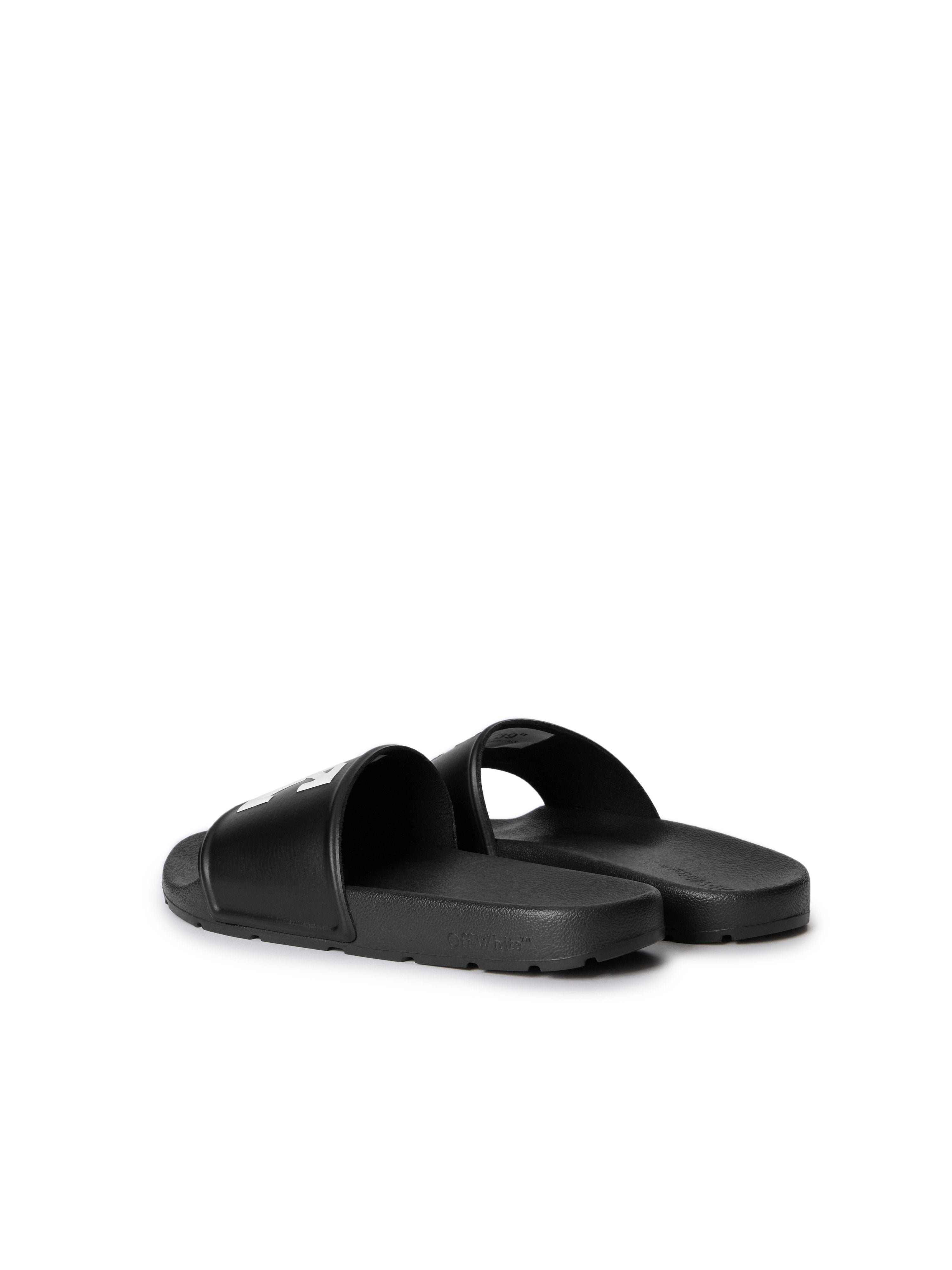 Off-White Arrow Slider Sandals Womens Black