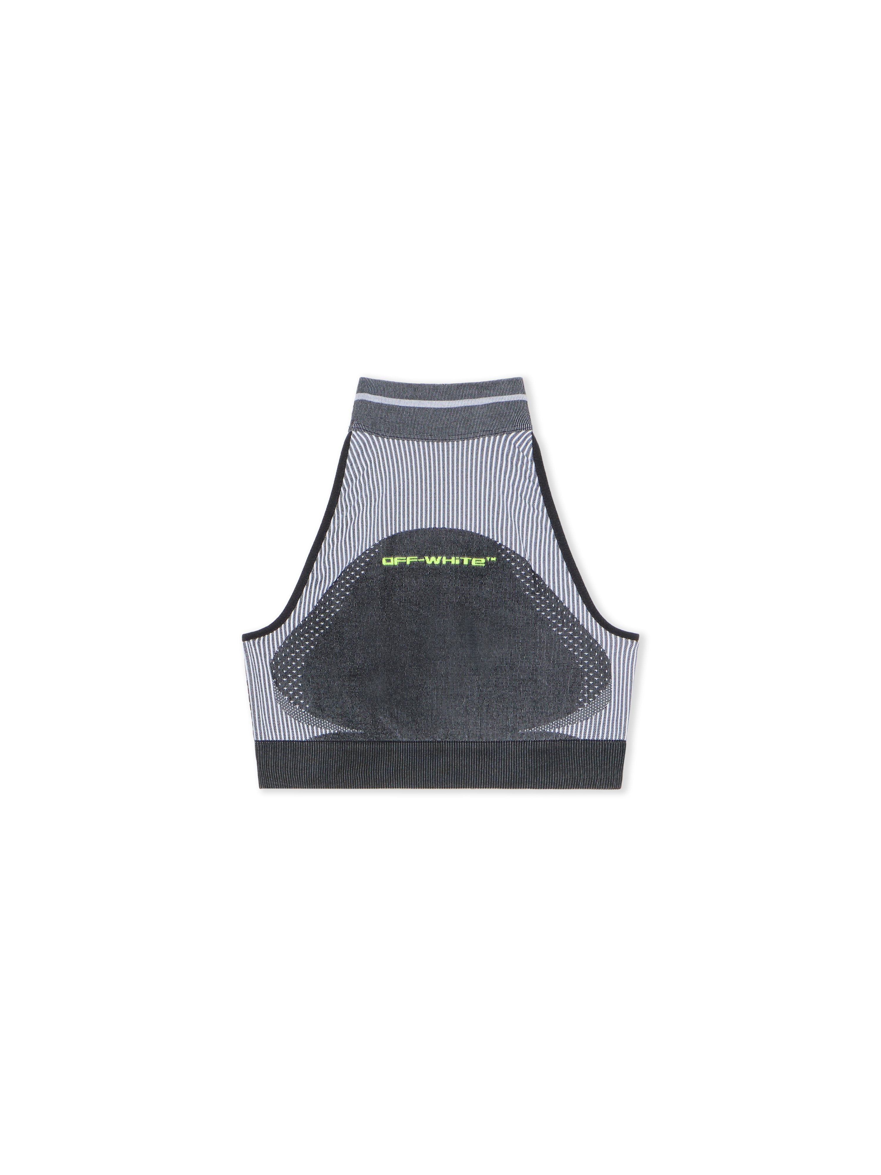 Off-White Race Logo Arrow Seamless Top Black