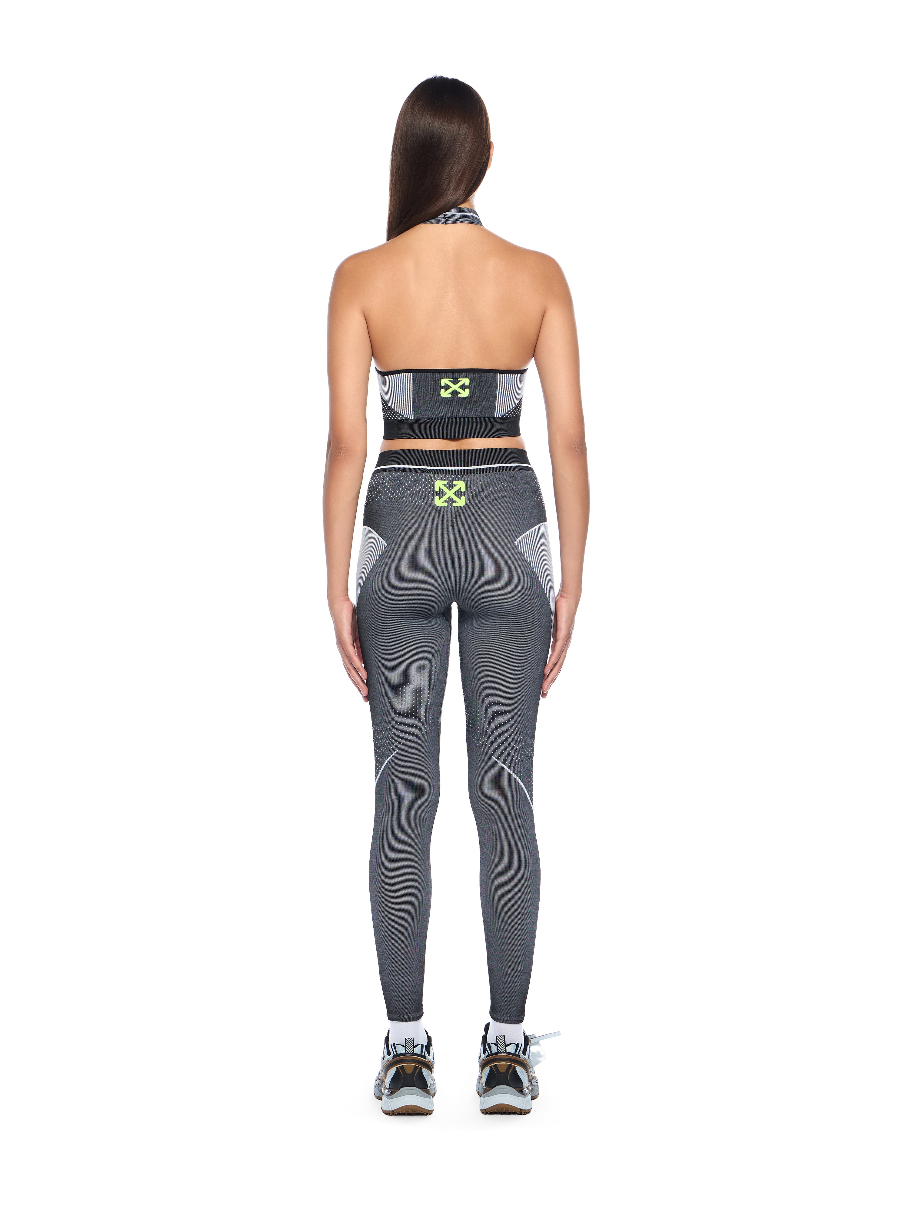 Off-White Race Logo Arrow Seamless Top Black