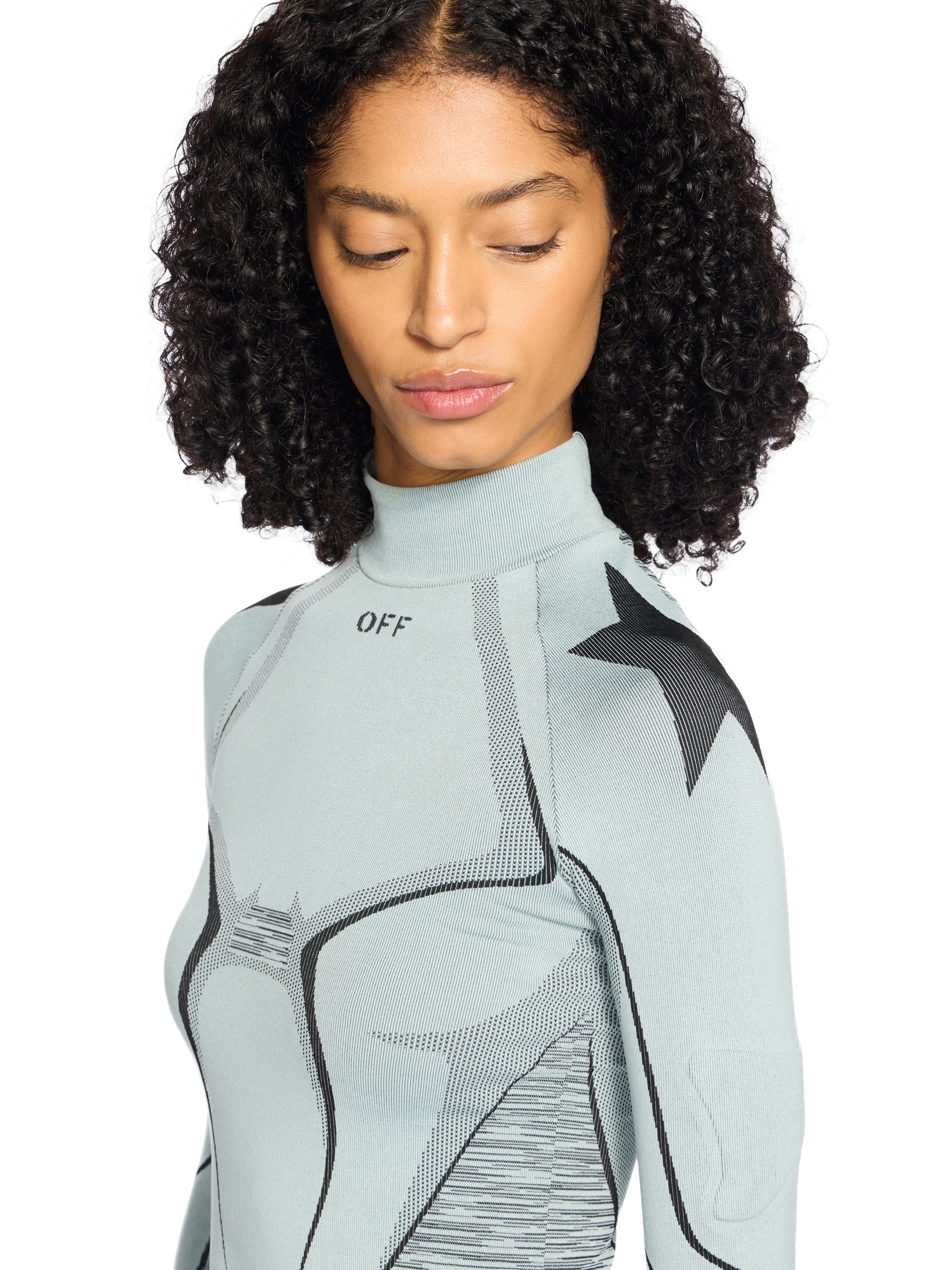 Off-White Seamless Race Top Blue