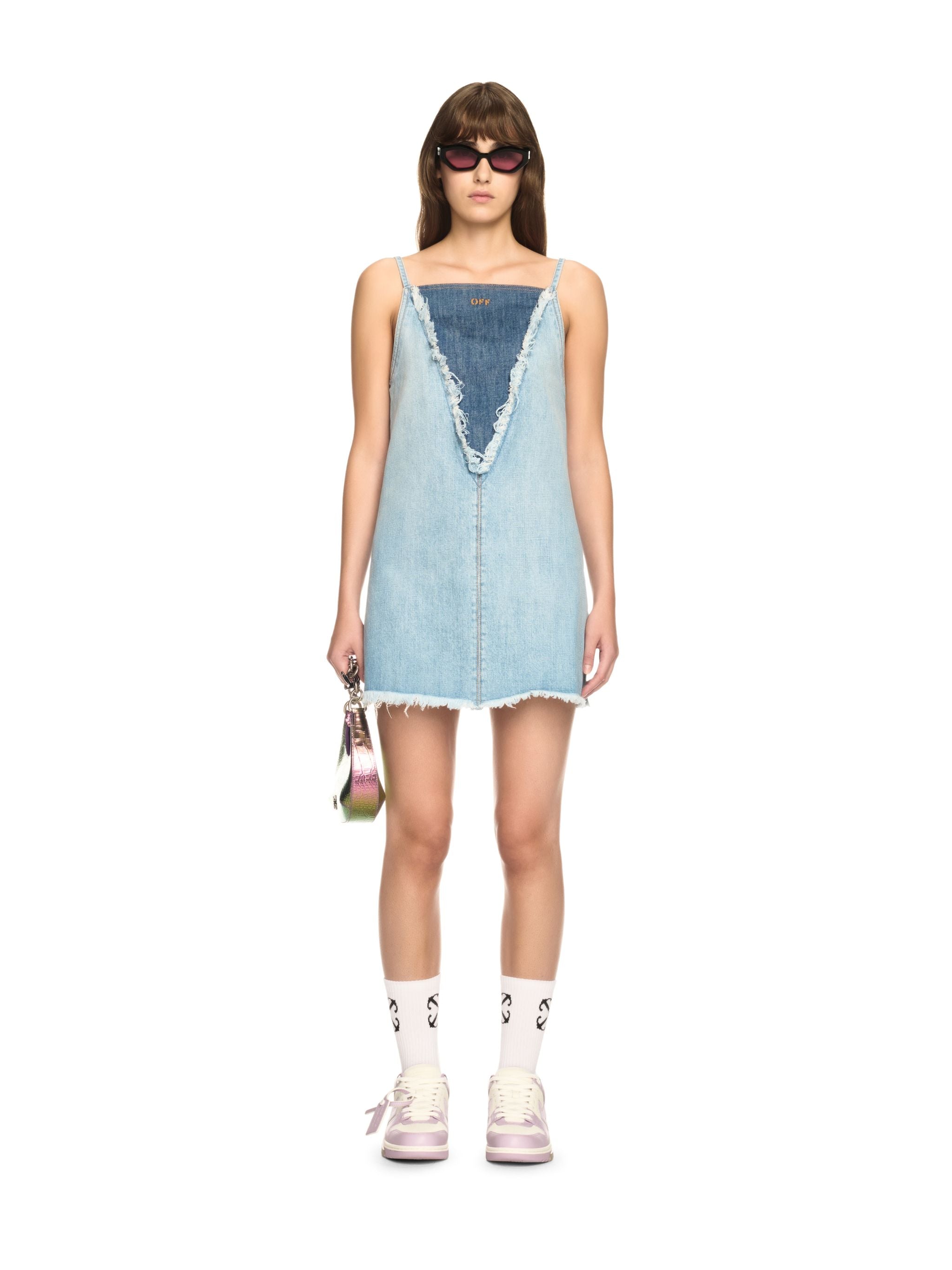 Off-White Denim Doll Dress Blue