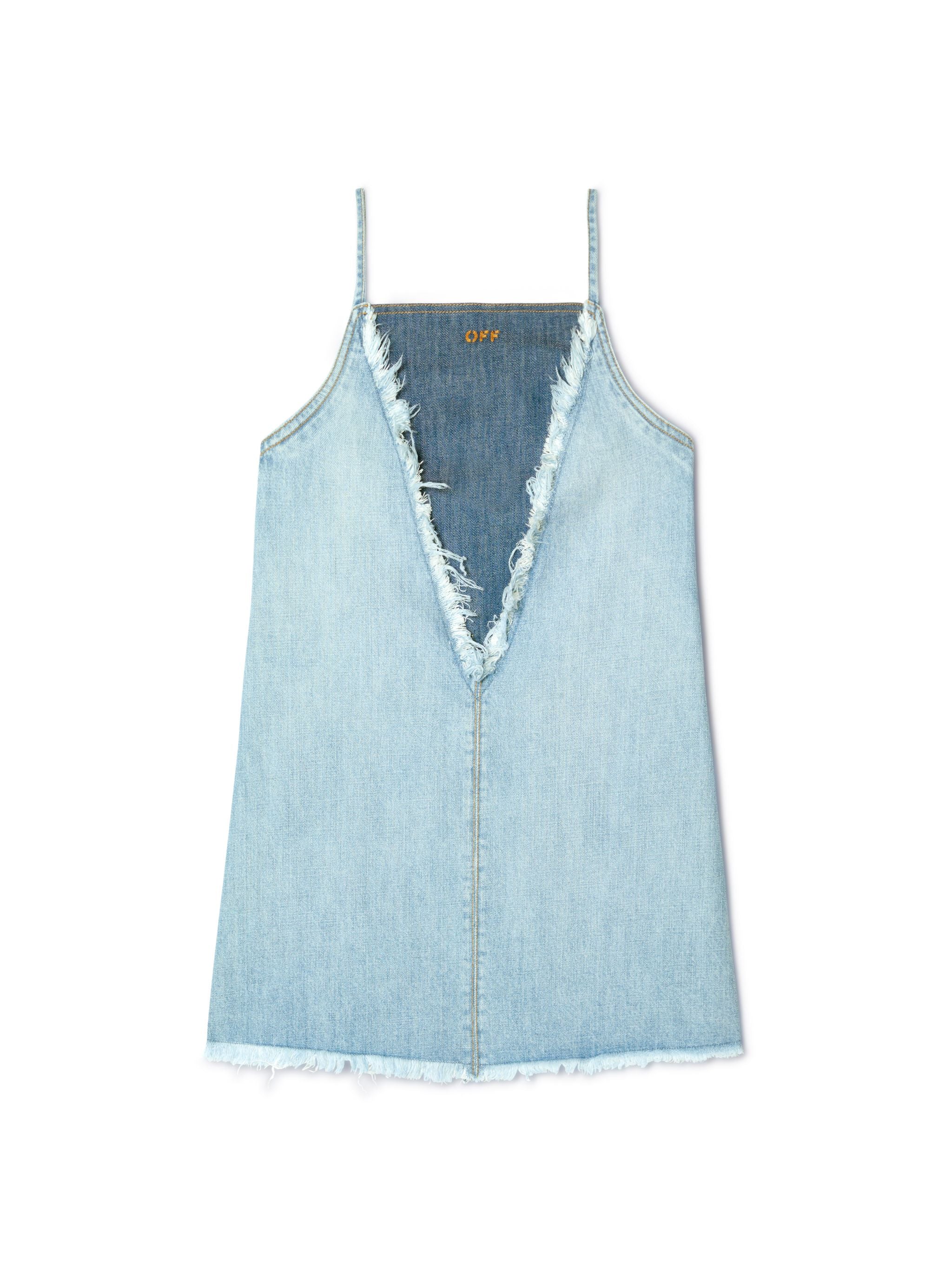 Off-White Denim Doll Dress Blue