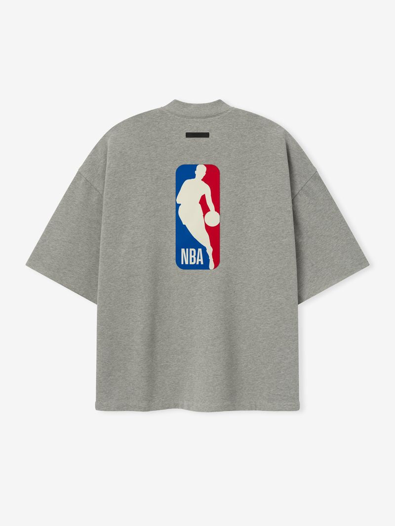 Essentials Nba Zip Up Jacket Concrete Heather