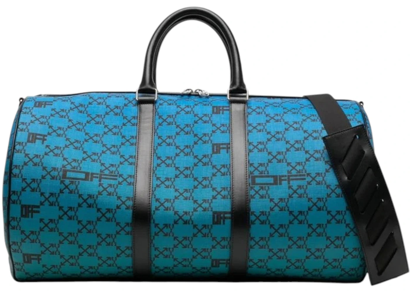 Off-White Allover Duffle Bag Navy/Blue