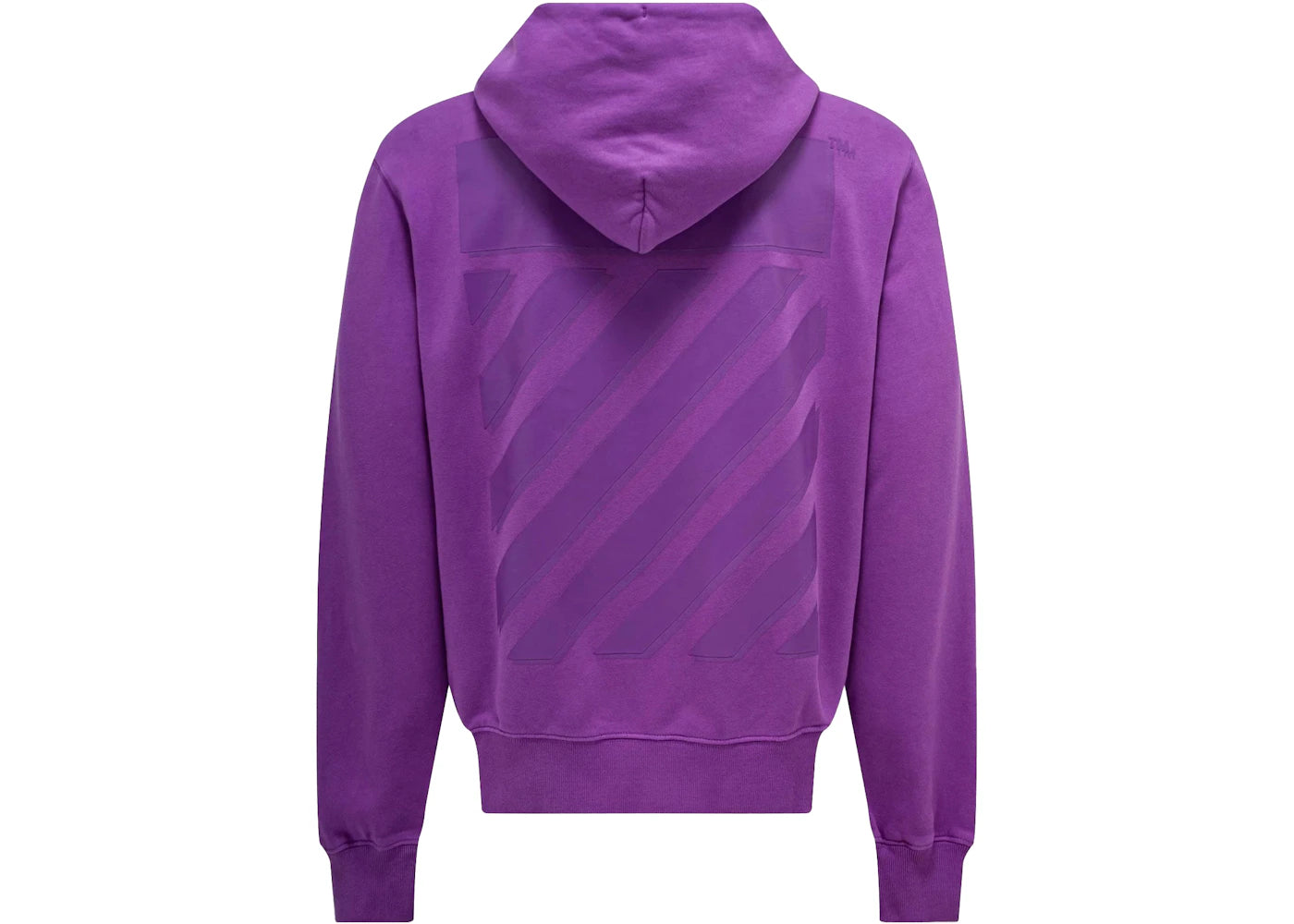off-white caravaggio over hoodie purple