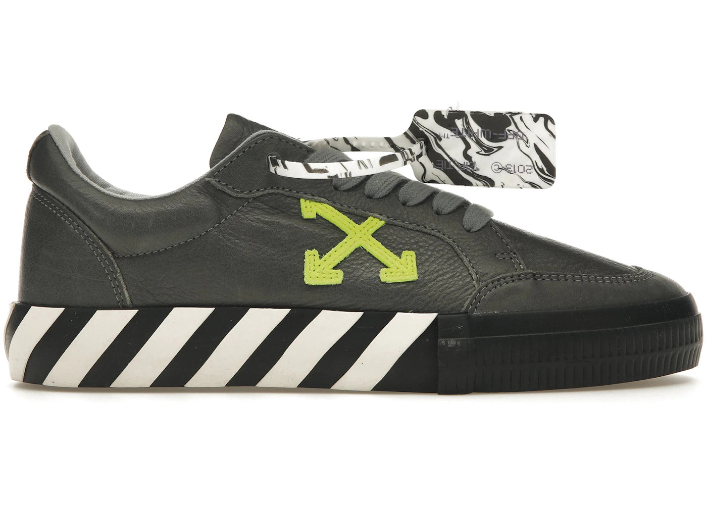Off-White Low Vulc Grey Green Fluo Aw20