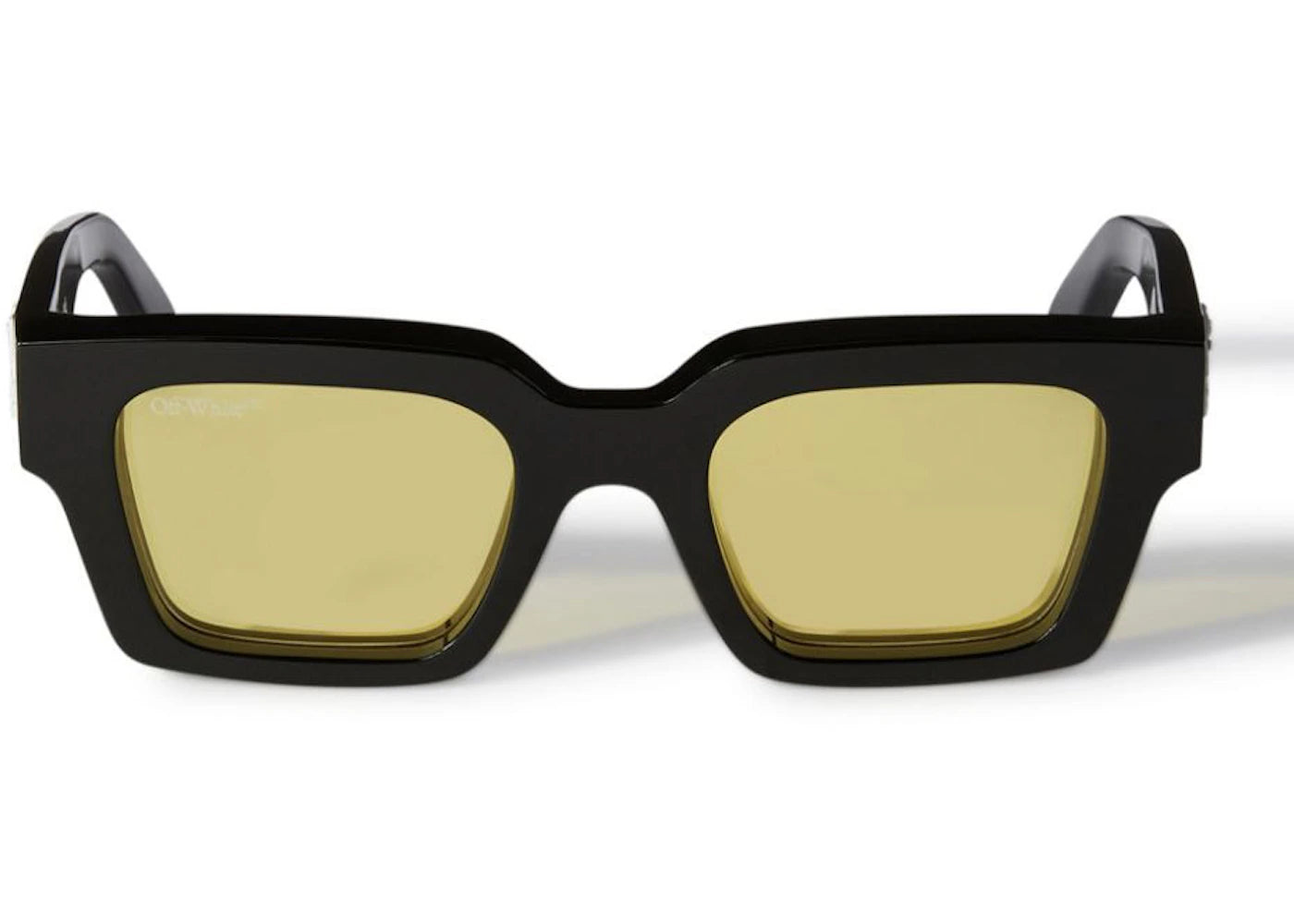 Off-White Sunglasses Virgil Rectangular Frame Black Yellow (19321709)