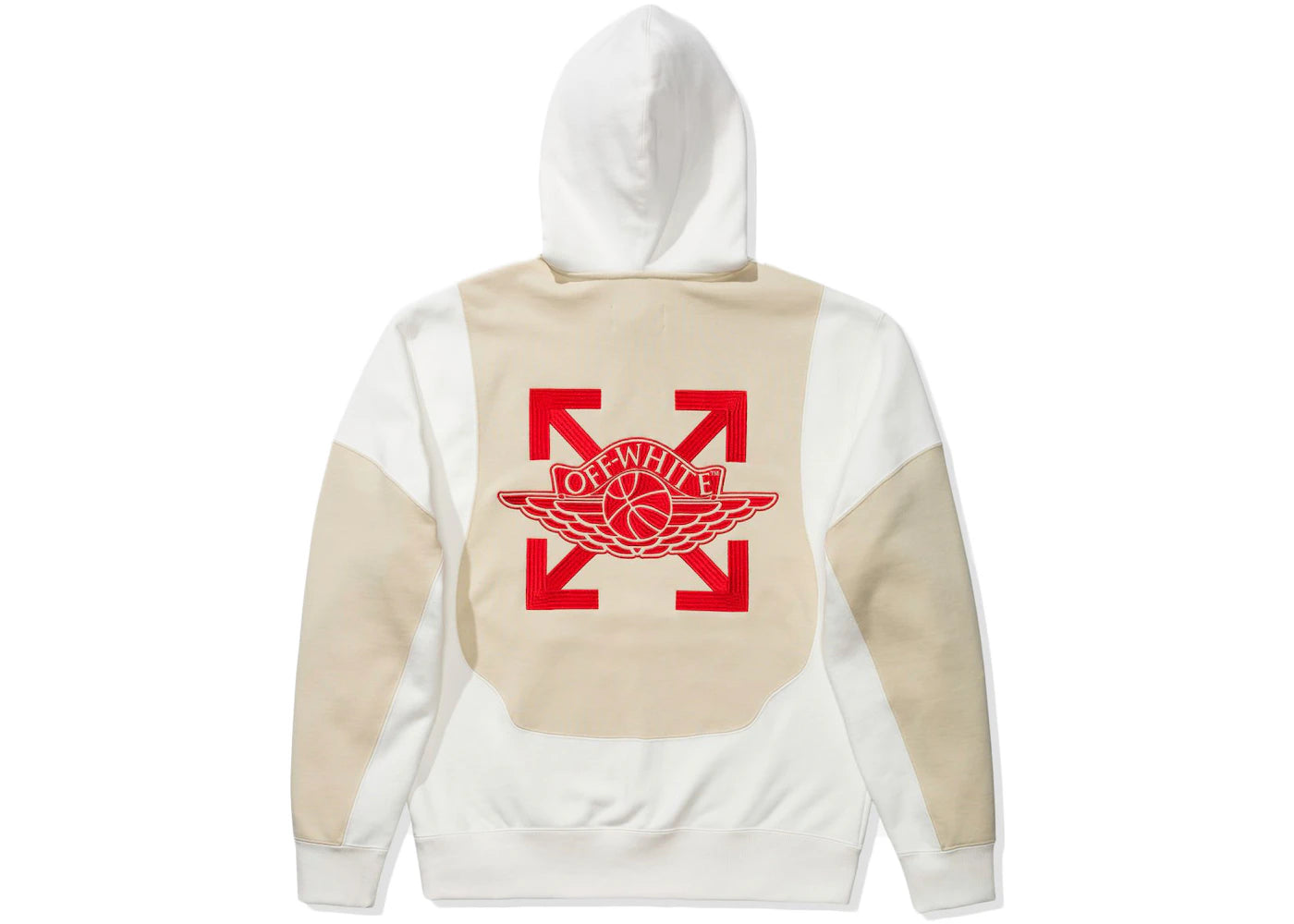 off-white x jordan hoodie (ss21) (asia sizing) white