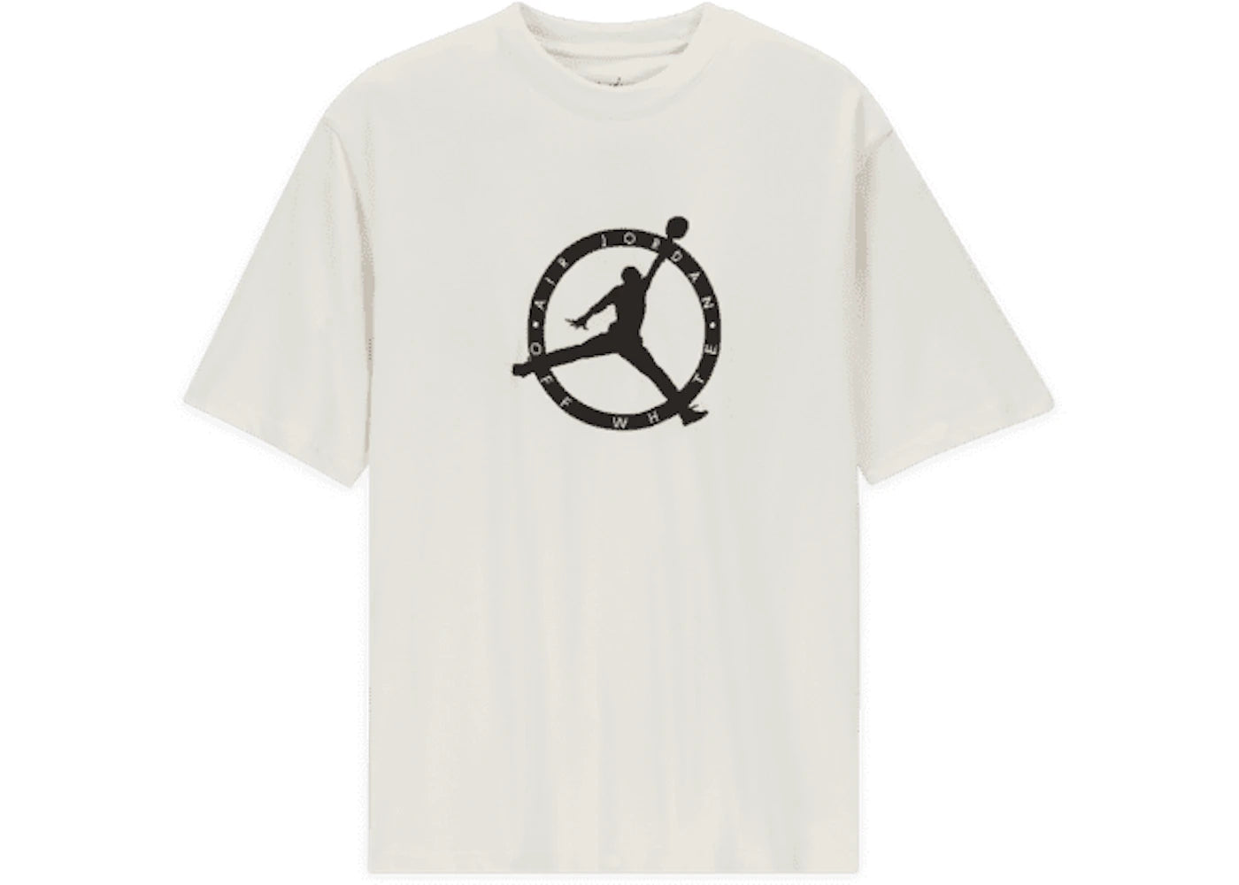 off-white x jordan t-shirt sail
