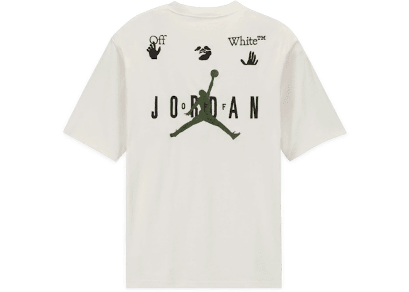 off-white x jordan t-shirt sail