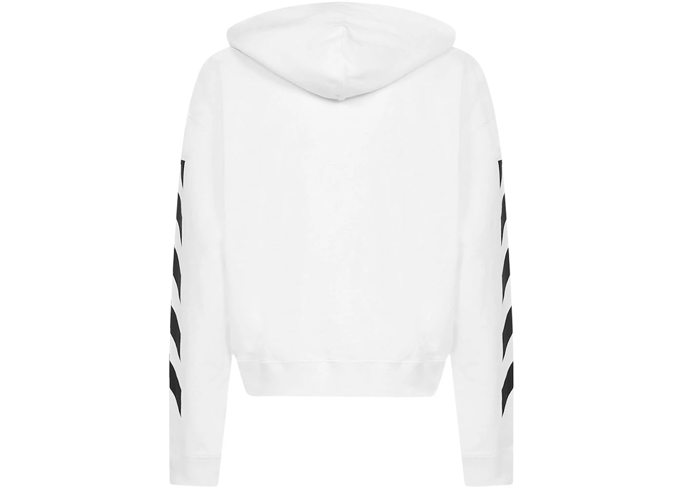 off-white diagonal helvetica oversized hoodie white/black