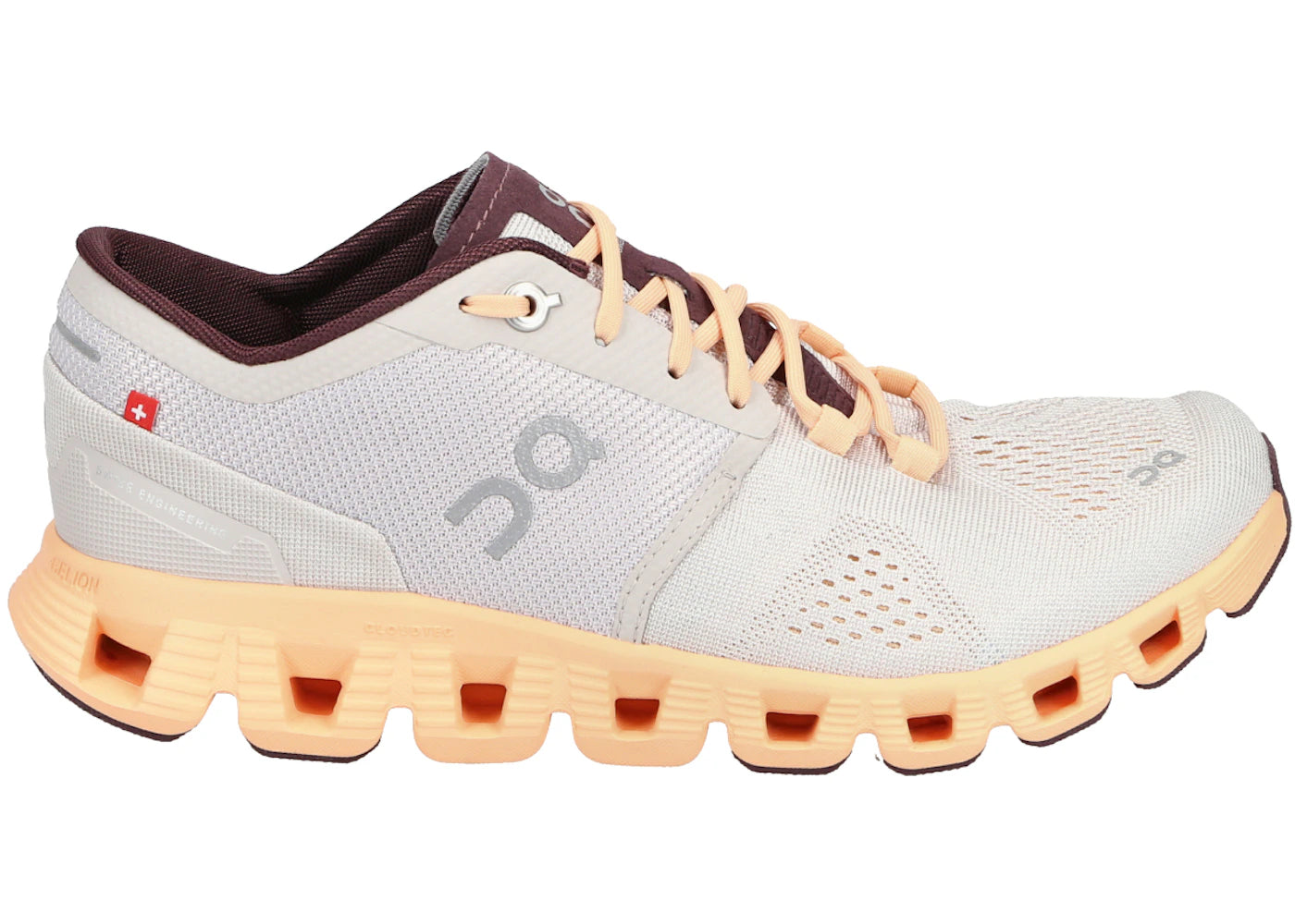 On Running Cloud X Silver Almond (Women'S)