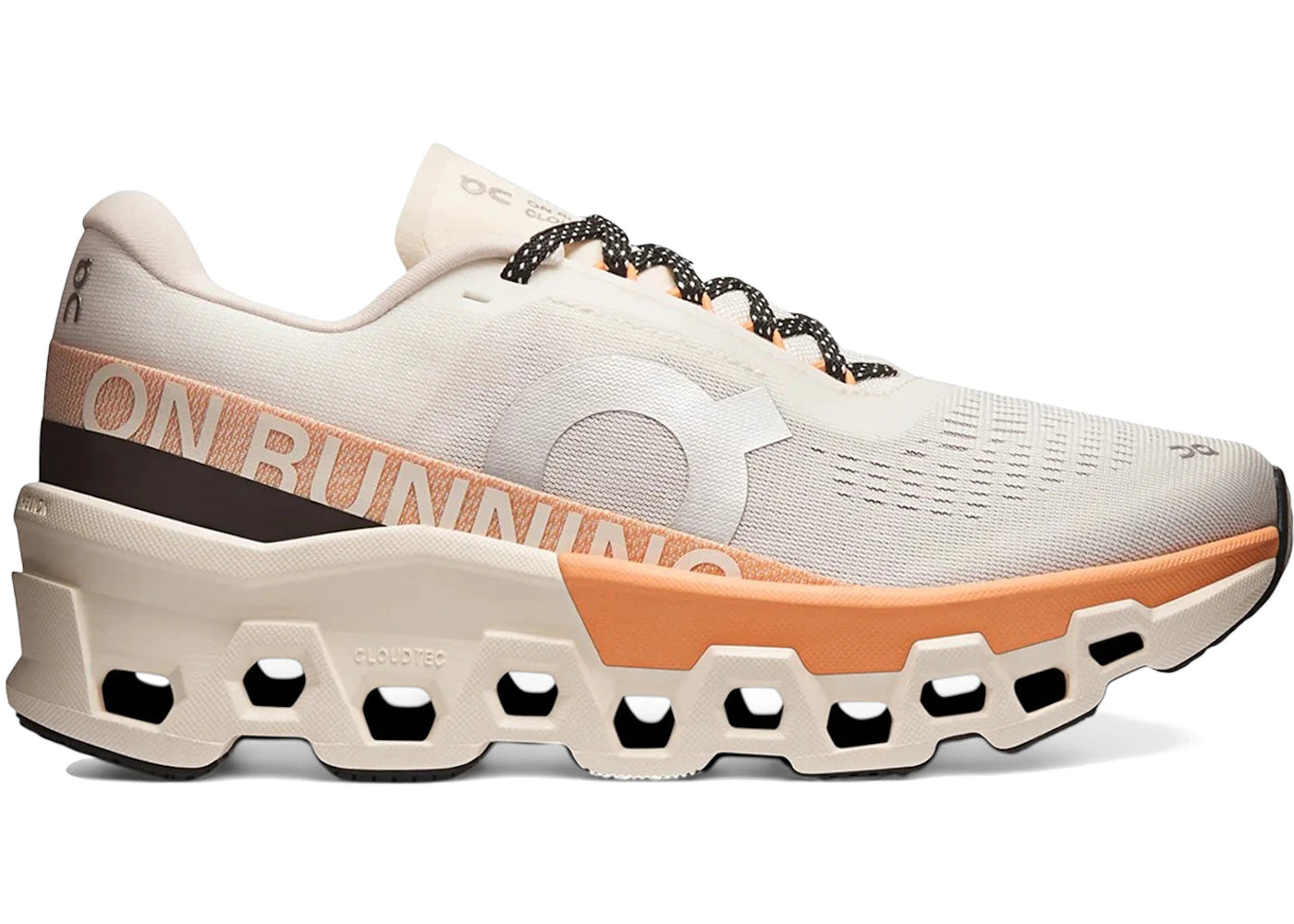 on running cloudmonster 2 ivory tangerine (women's)