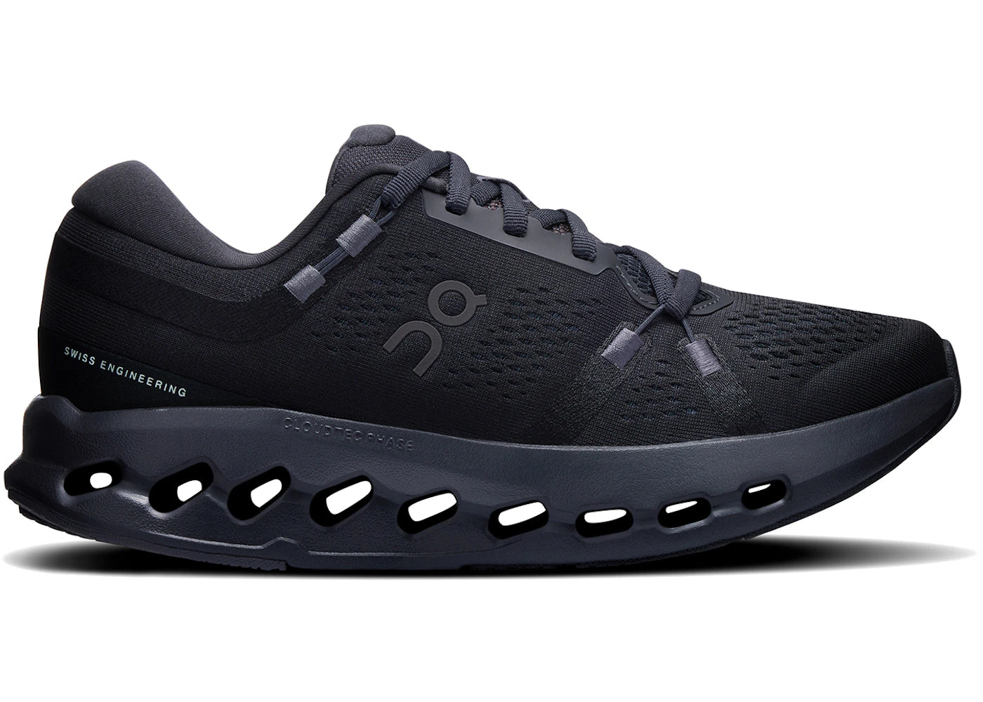 on running cloudsurfer 2 all black (women's)