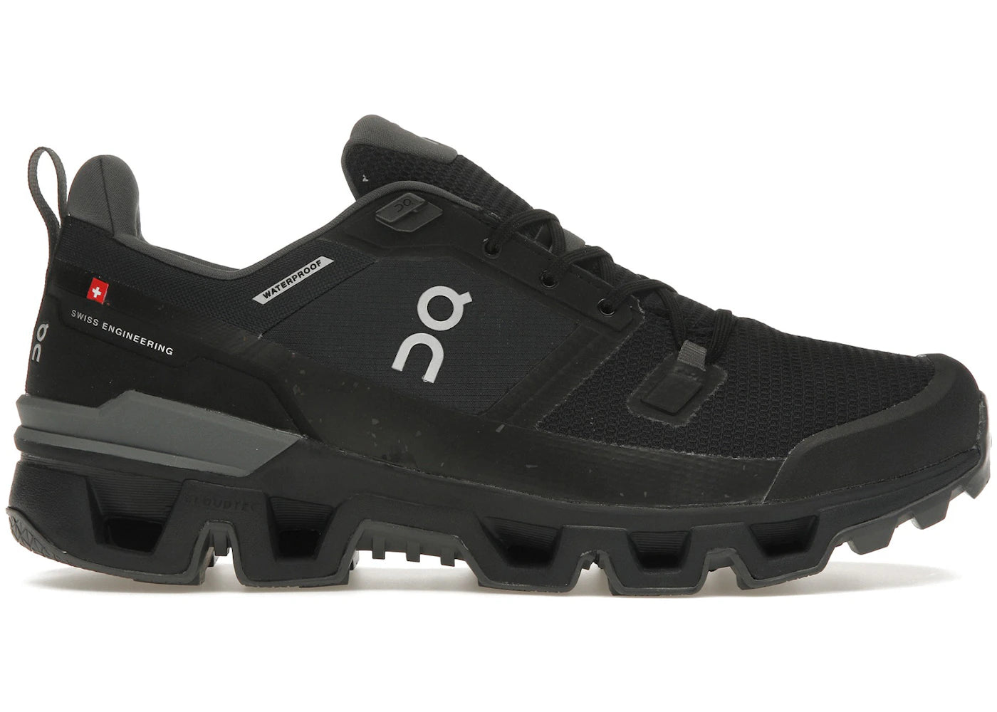 On Running Cloudwander Waterproof Black Eclipse