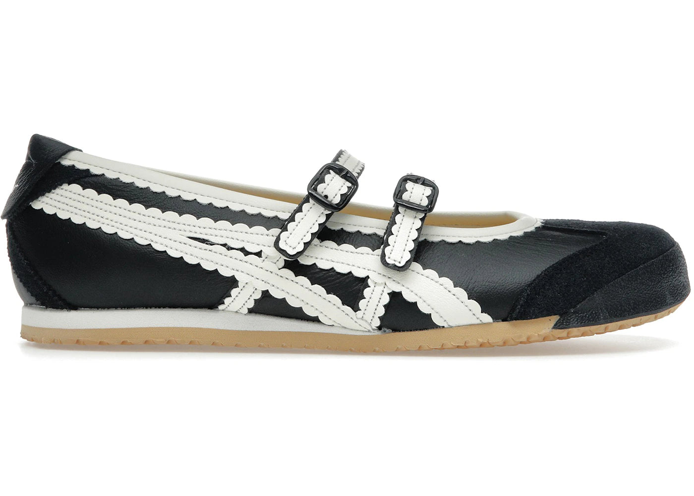 onitsuka tiger mexico 66 tgrs black cream (women's)