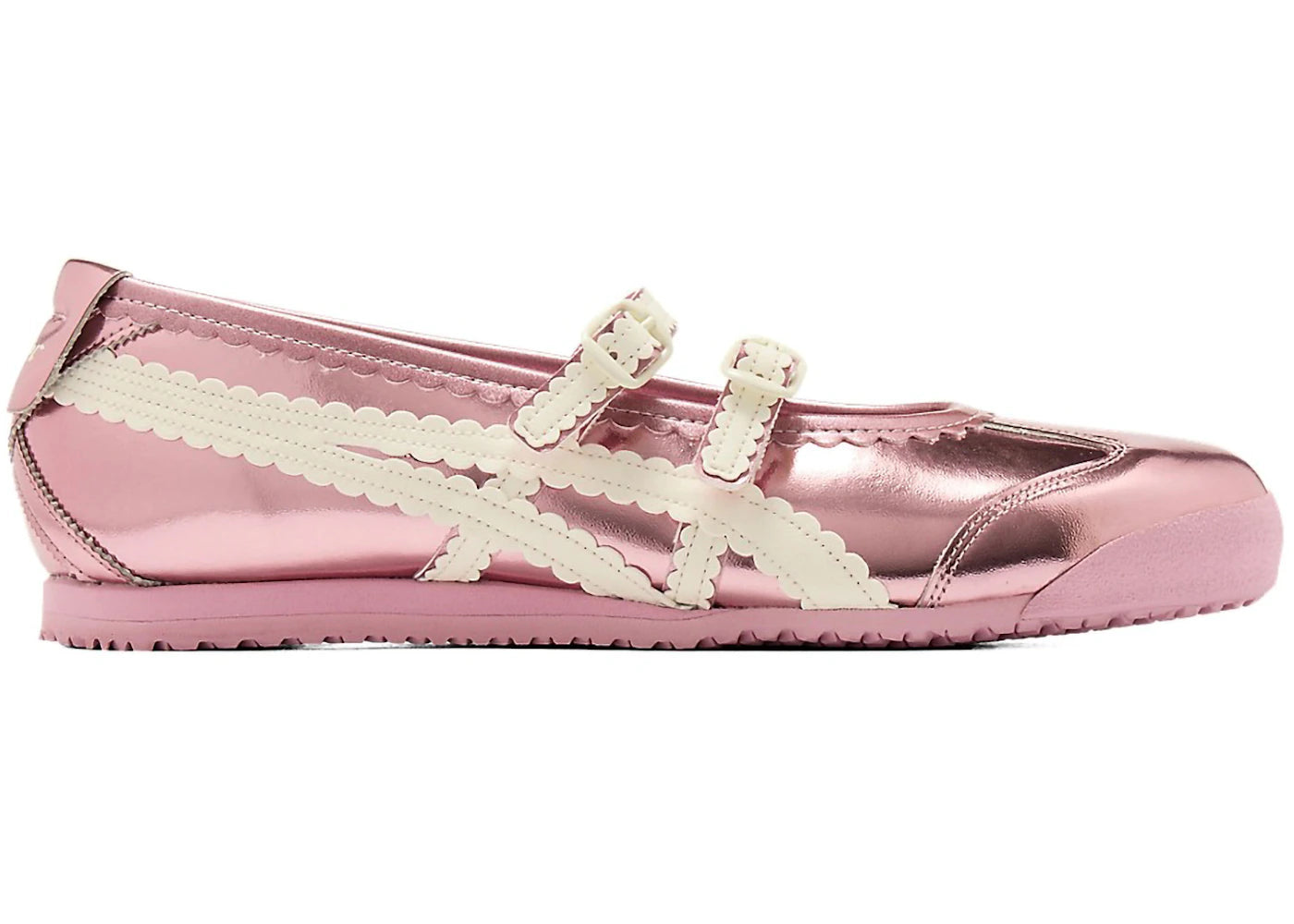Onitsuka Tiger Mexico 66 Tgrs Metallic Pack Crystal Pink Cream (Women'S)