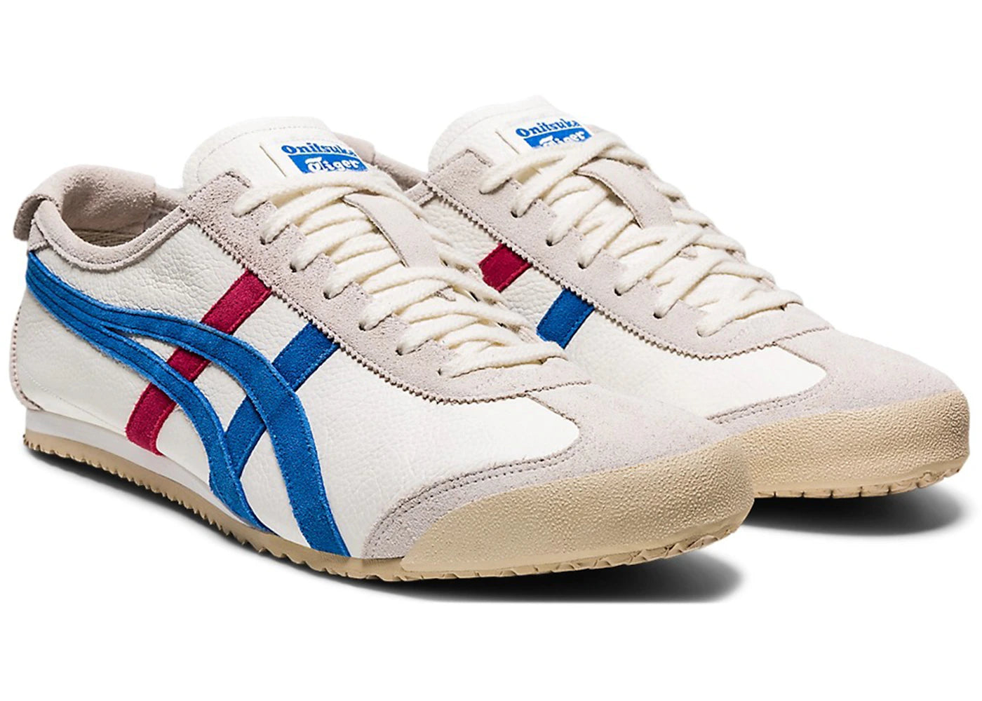 onitsuka tiger mexico 66 vintage white directoire blue red