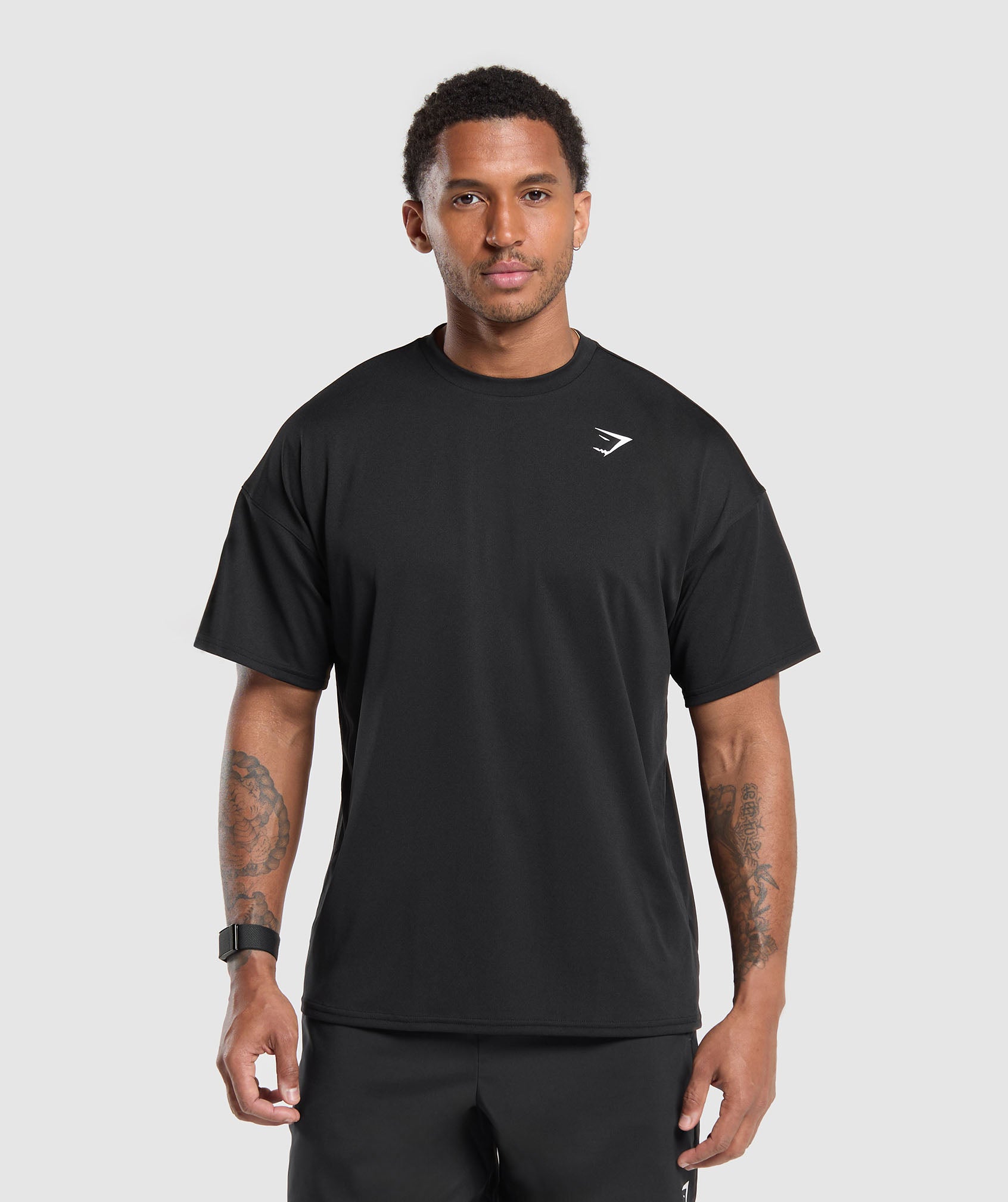 Gymshark Oversized Performance T-Shirt Black