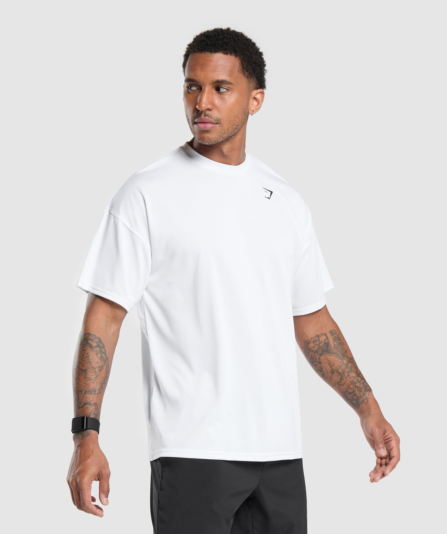Gymshark Oversized Performance T-Shirt White
