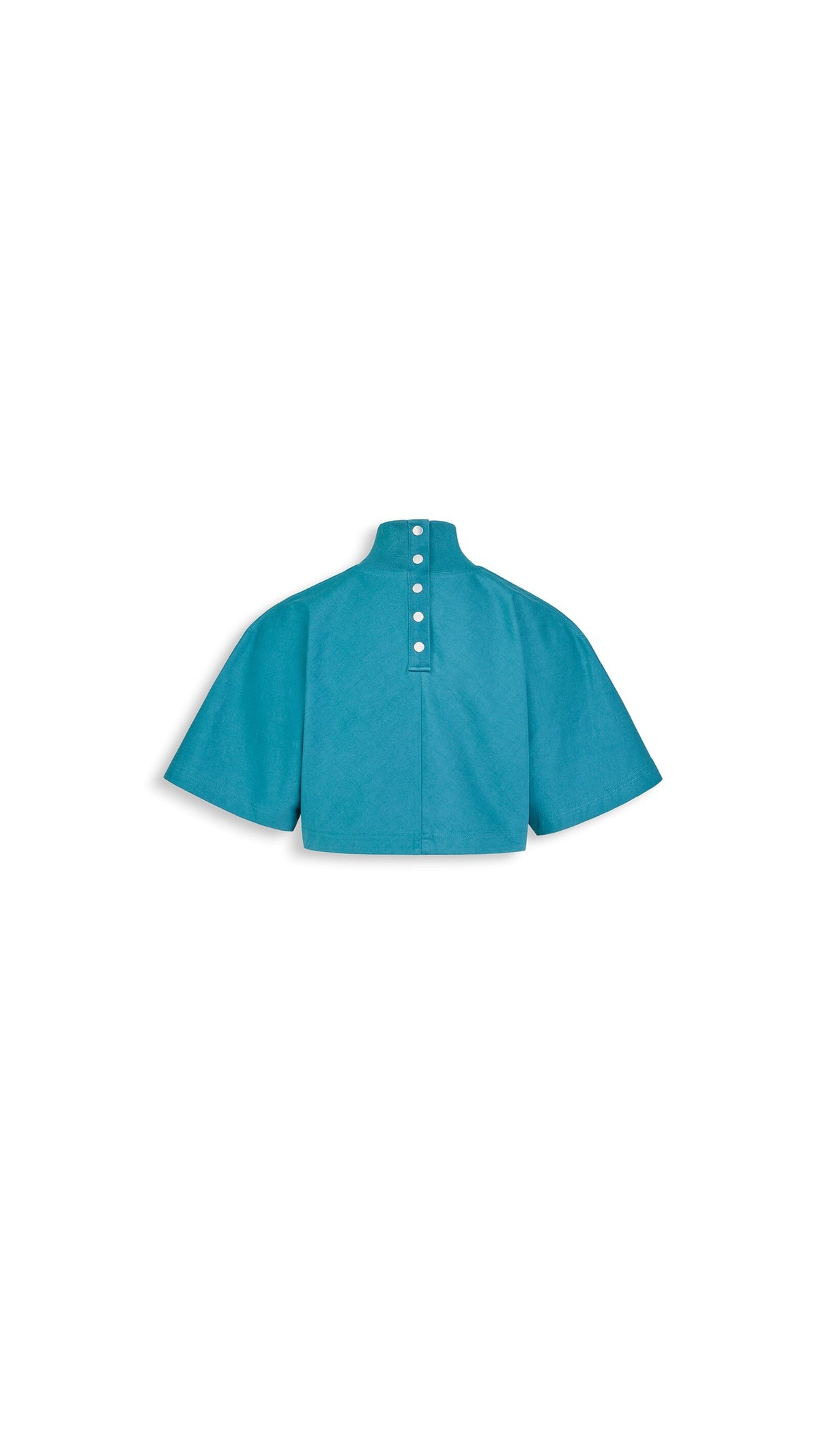 Alaïa Cropped Cotton Jersey T-Shirt
