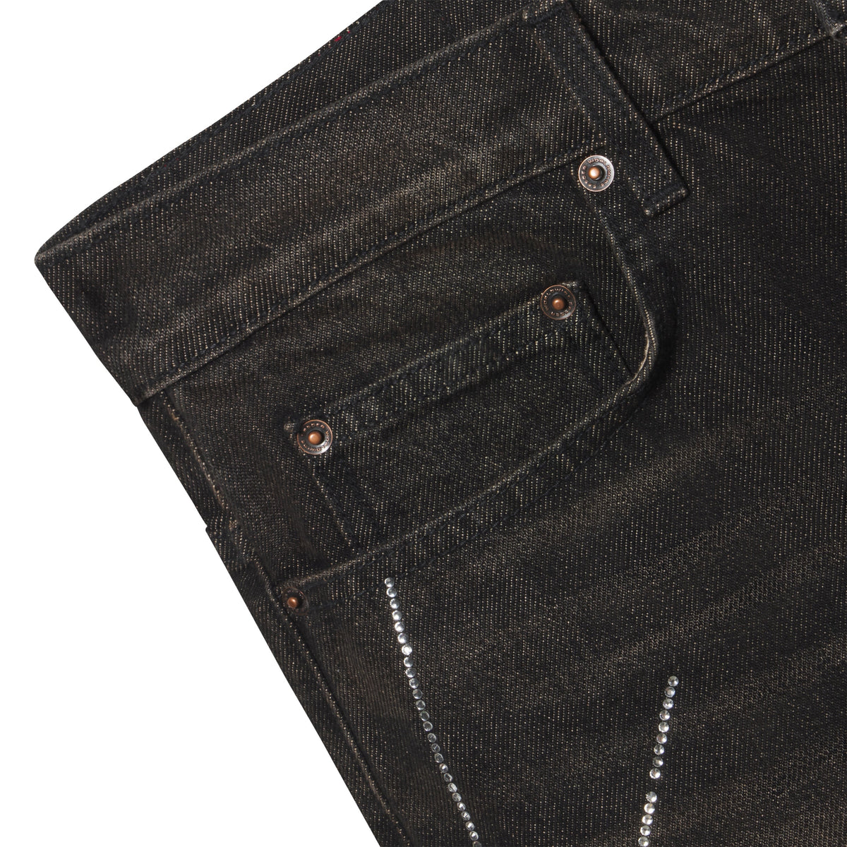 Sp5der Rhinestone WEB Denim