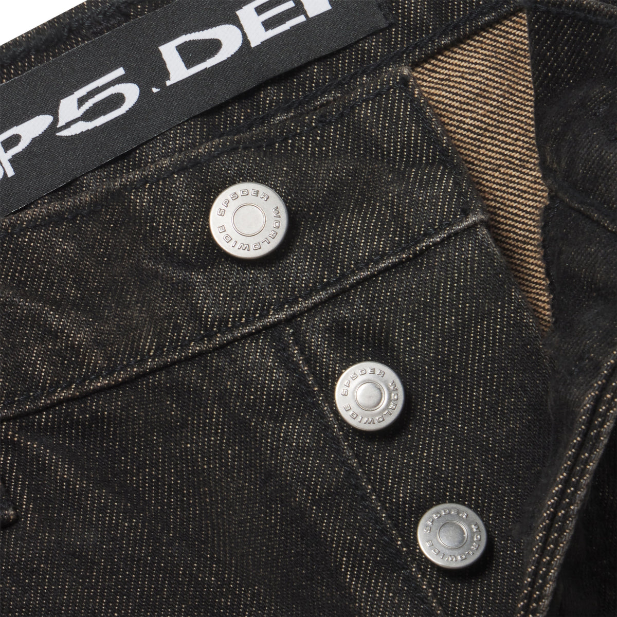 Sp5der Rhinestone WEB Denim