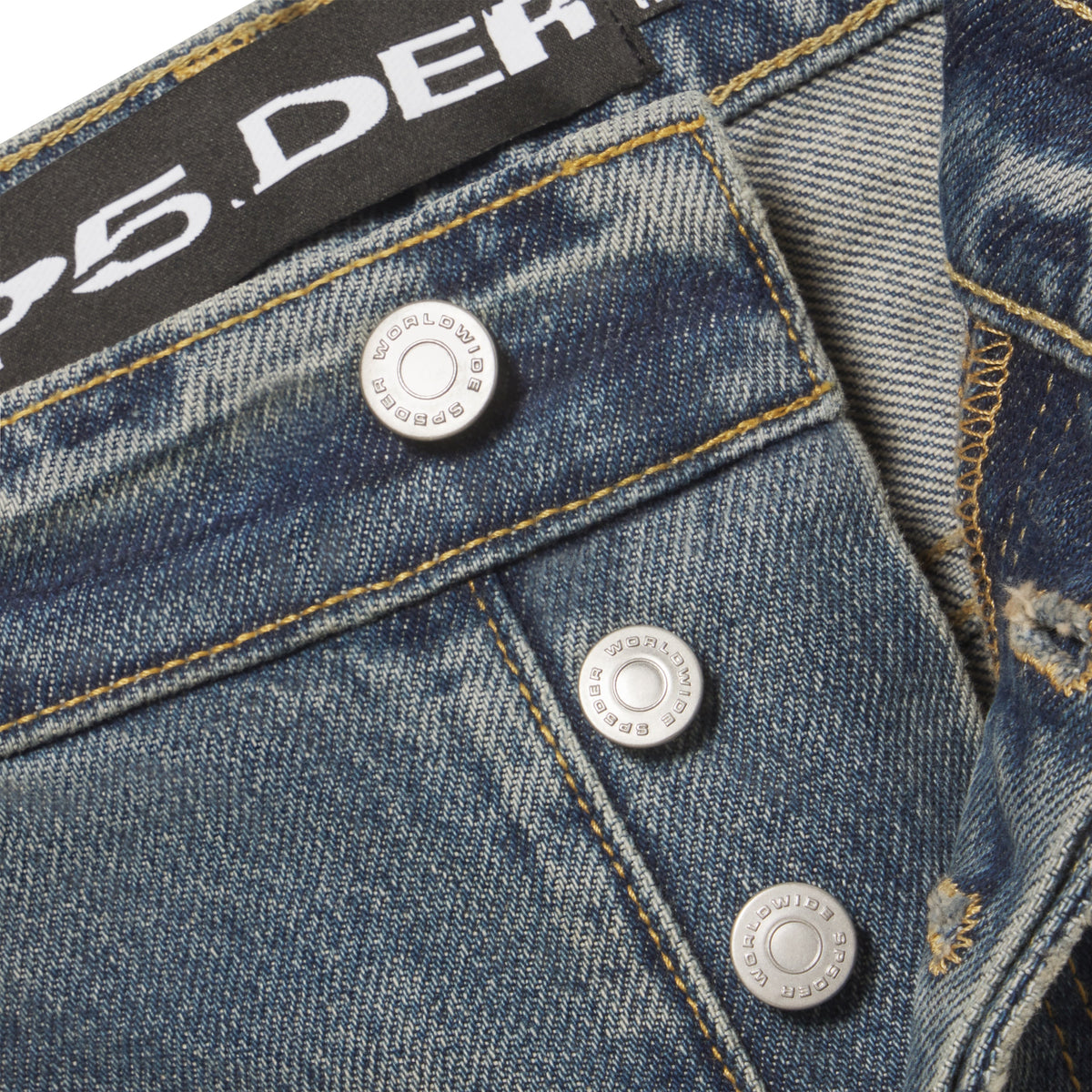 Sp5der Rhinestone WEB Denim