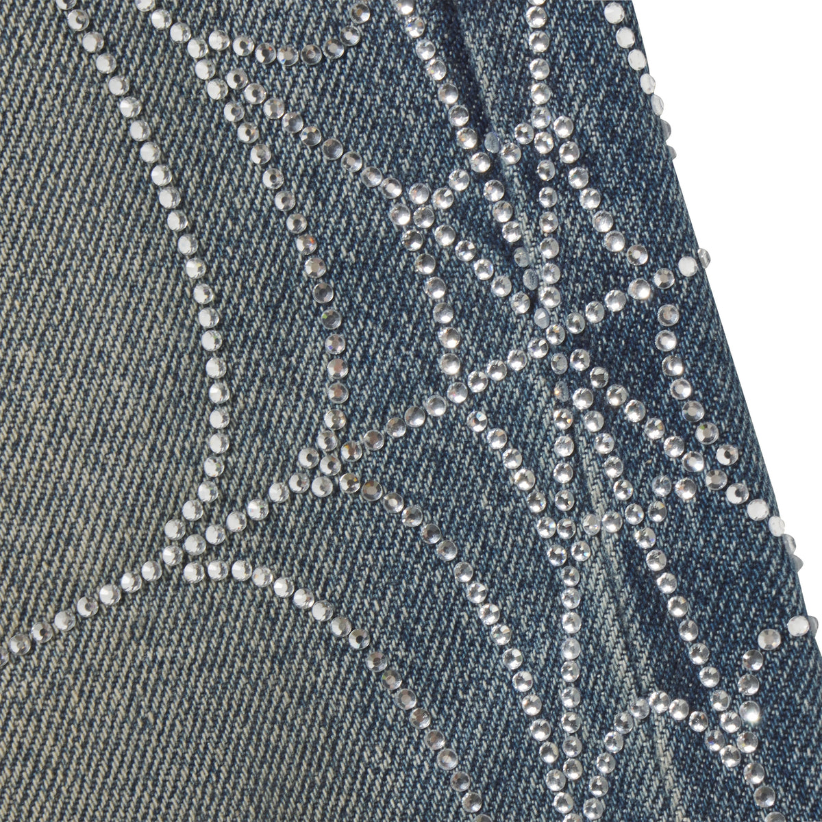 Sp5der Rhinestone WEB Denim