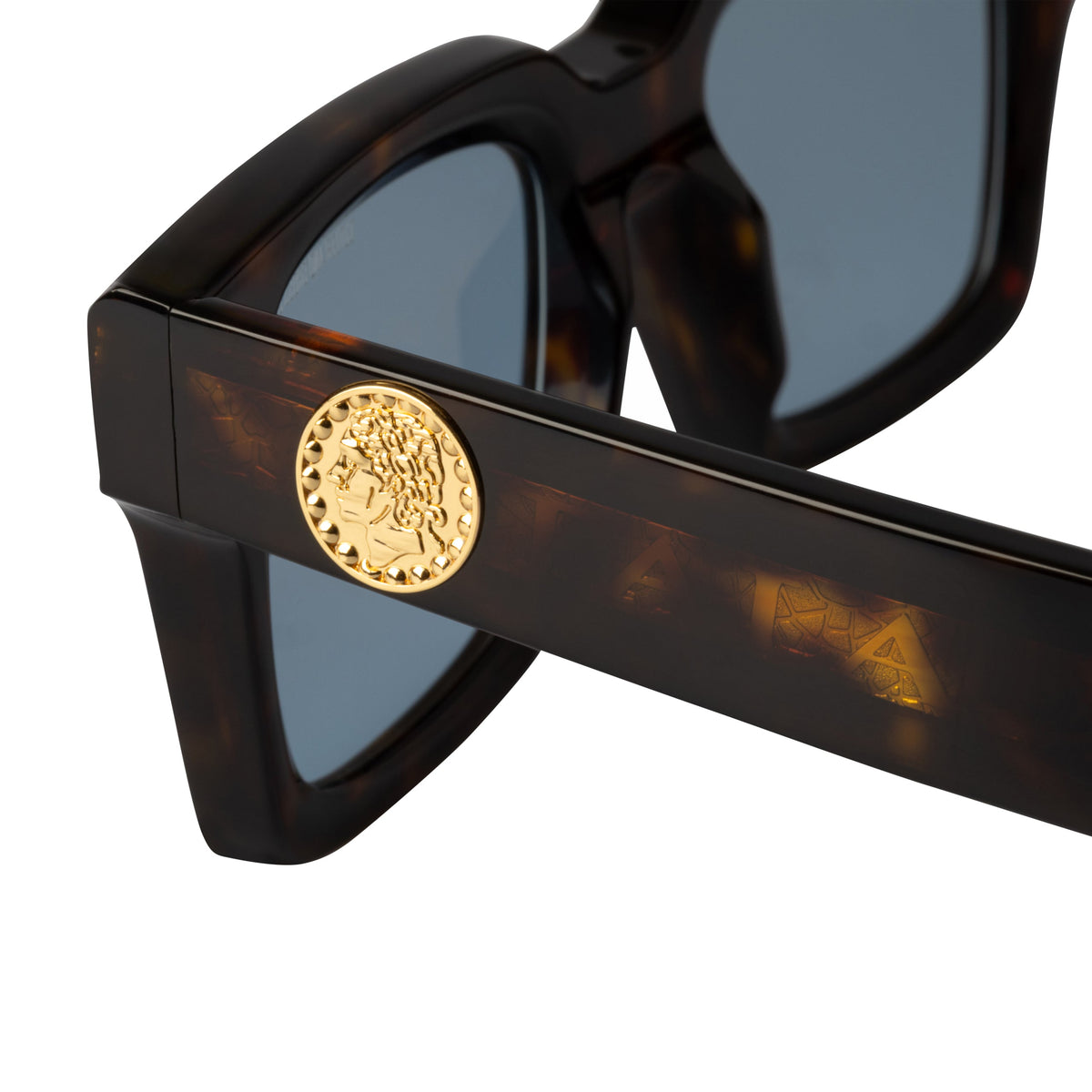 Palace Cutler and Gross Mercury Square Sunglasses Havana
