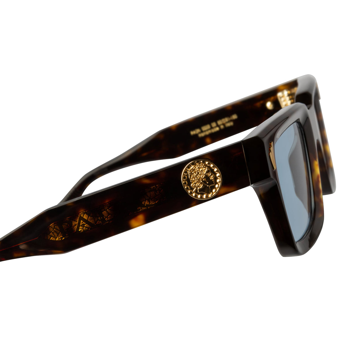 Palace Cutler and Gross Mercury Square Sunglasses Havana