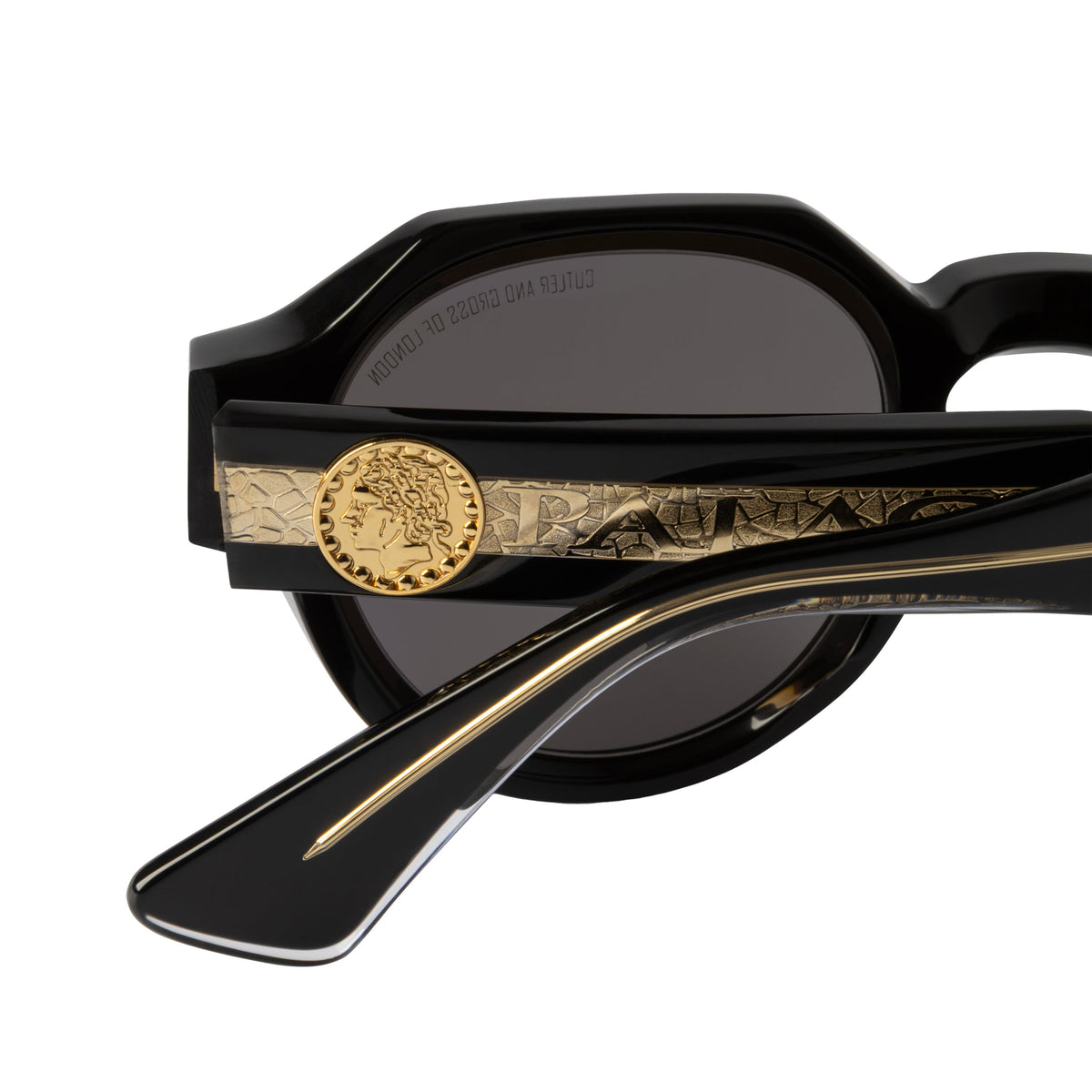 Palace Cutler and Gross Victory Round Sunglasses Black