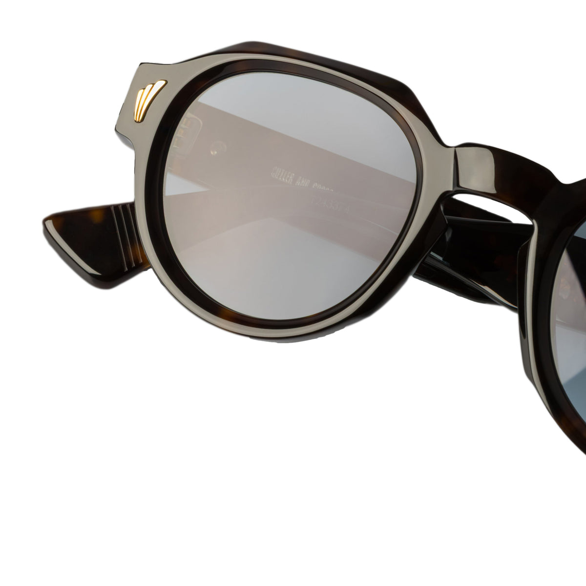Palace Cutler and Gross Victory Round Sunglasses Havana