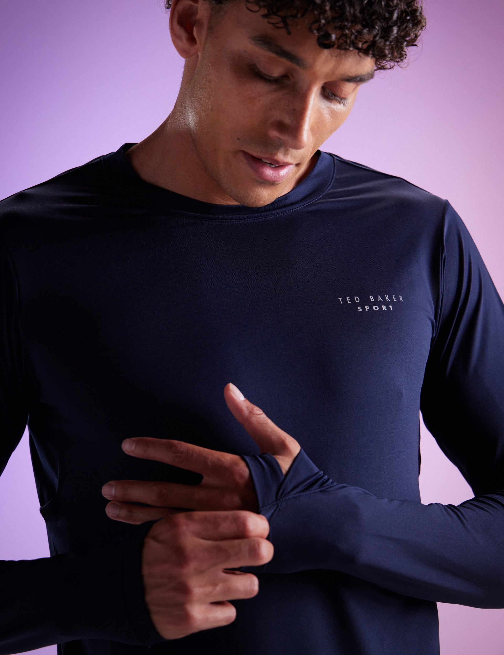 Ted Baker Robby Aeroflow Long Sleeve Running Top