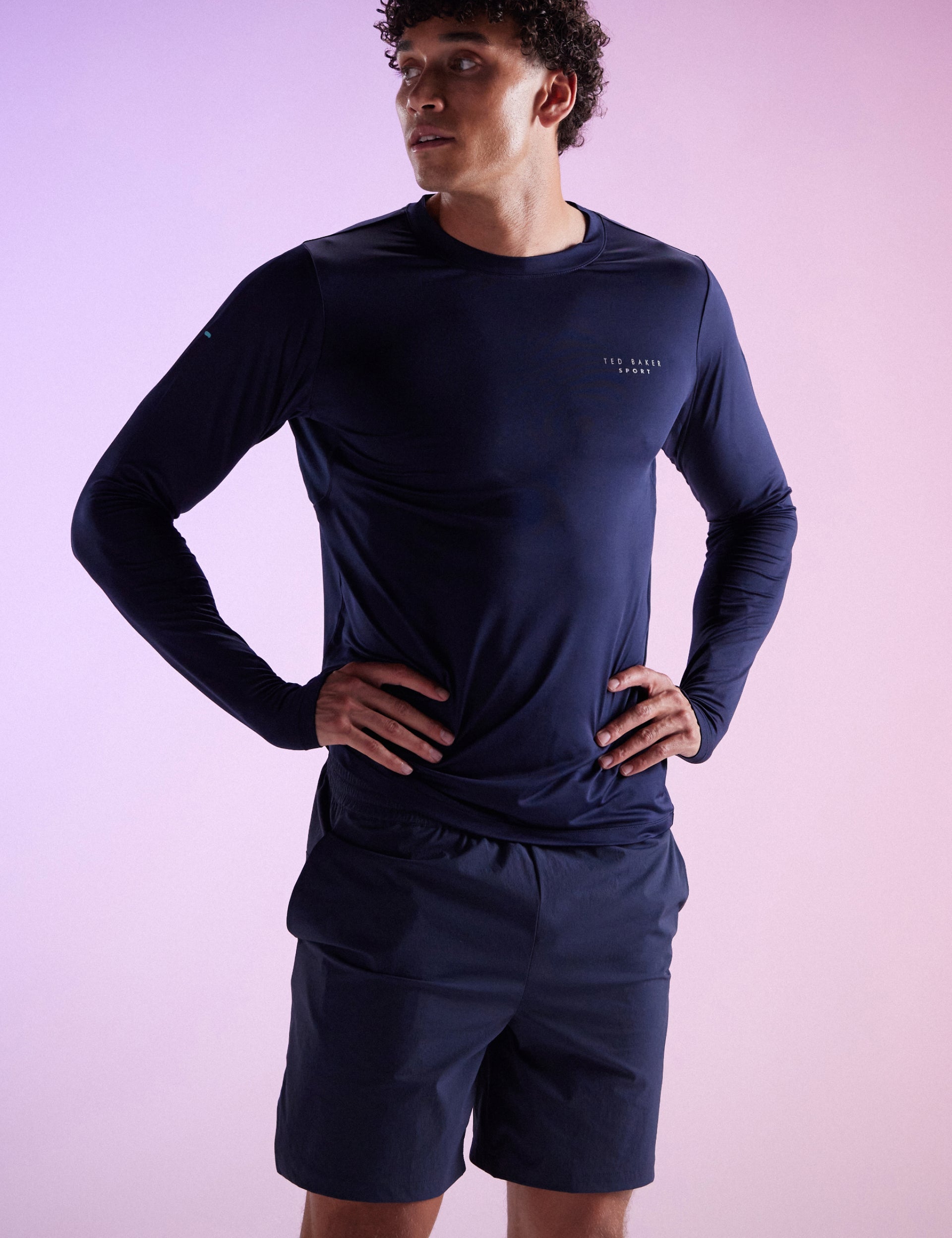 Ted Baker Robby Aeroflow Long Sleeve Running Top