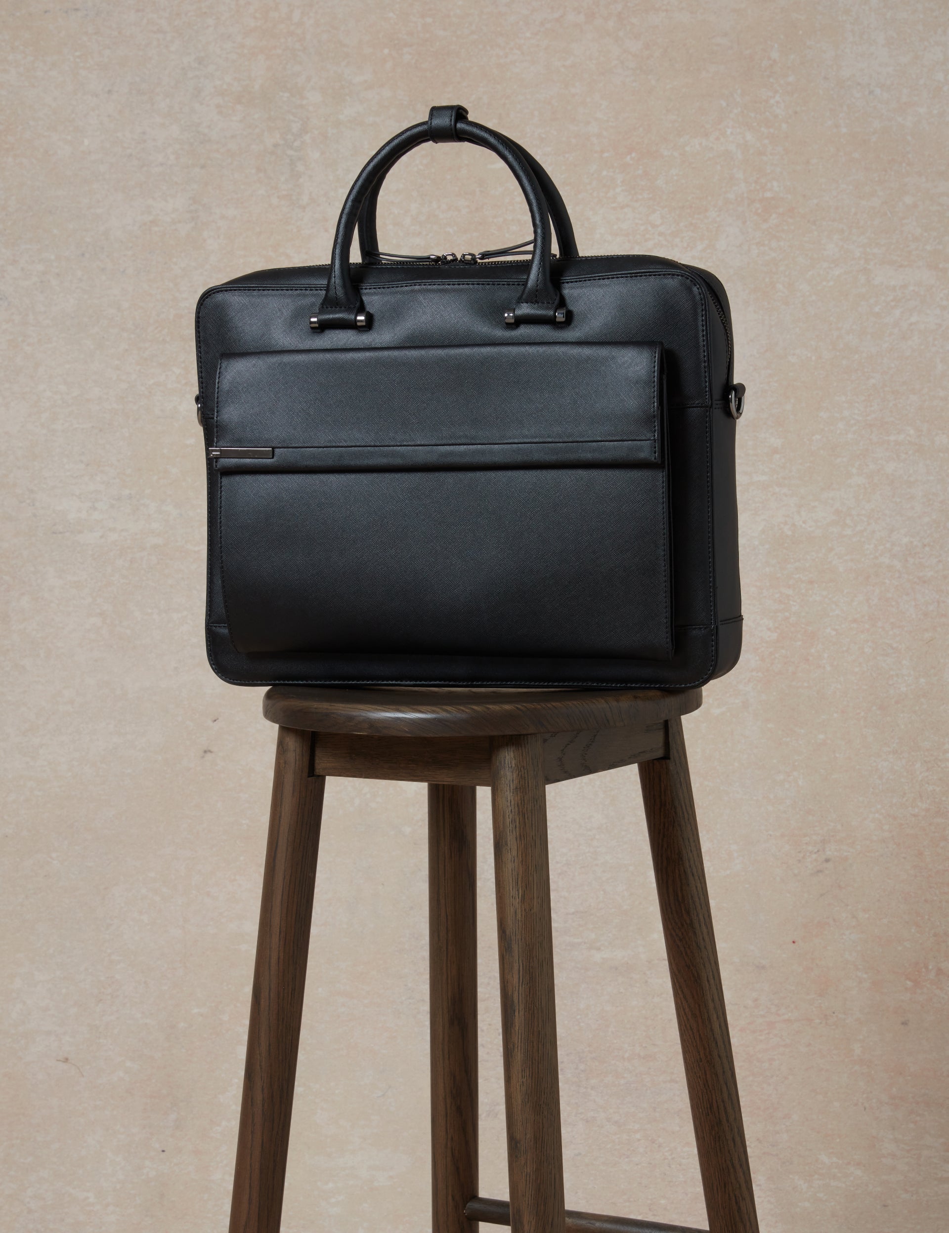 Ted Baker Sanndro Crosshatch Faux Leather Laptop Bag