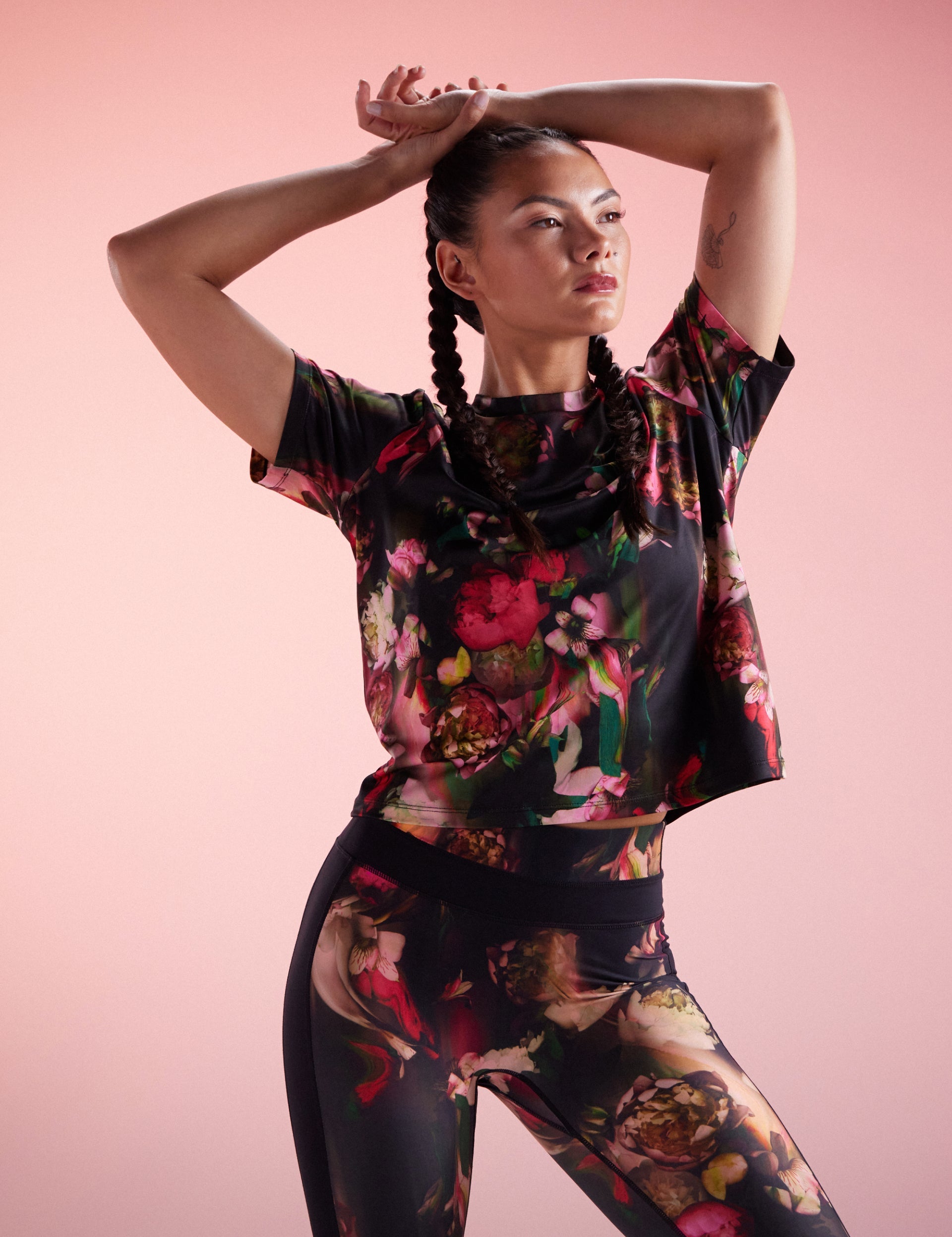 Ted Baker Penelope Floral Print Midimpact Training Leggings Women's