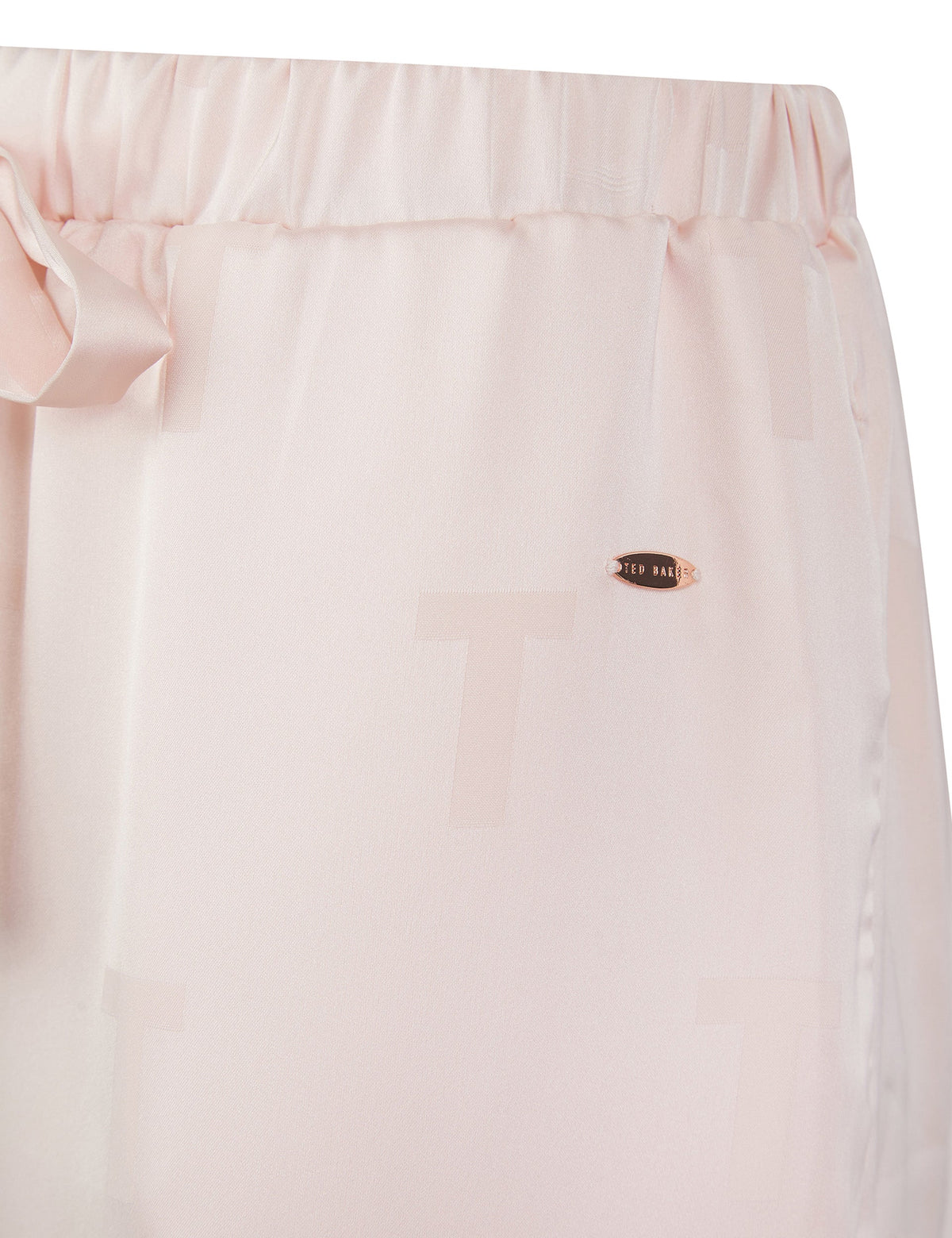 Ted Baker Peggy Jacquard Logo Satin Long Pyjama Set Women's