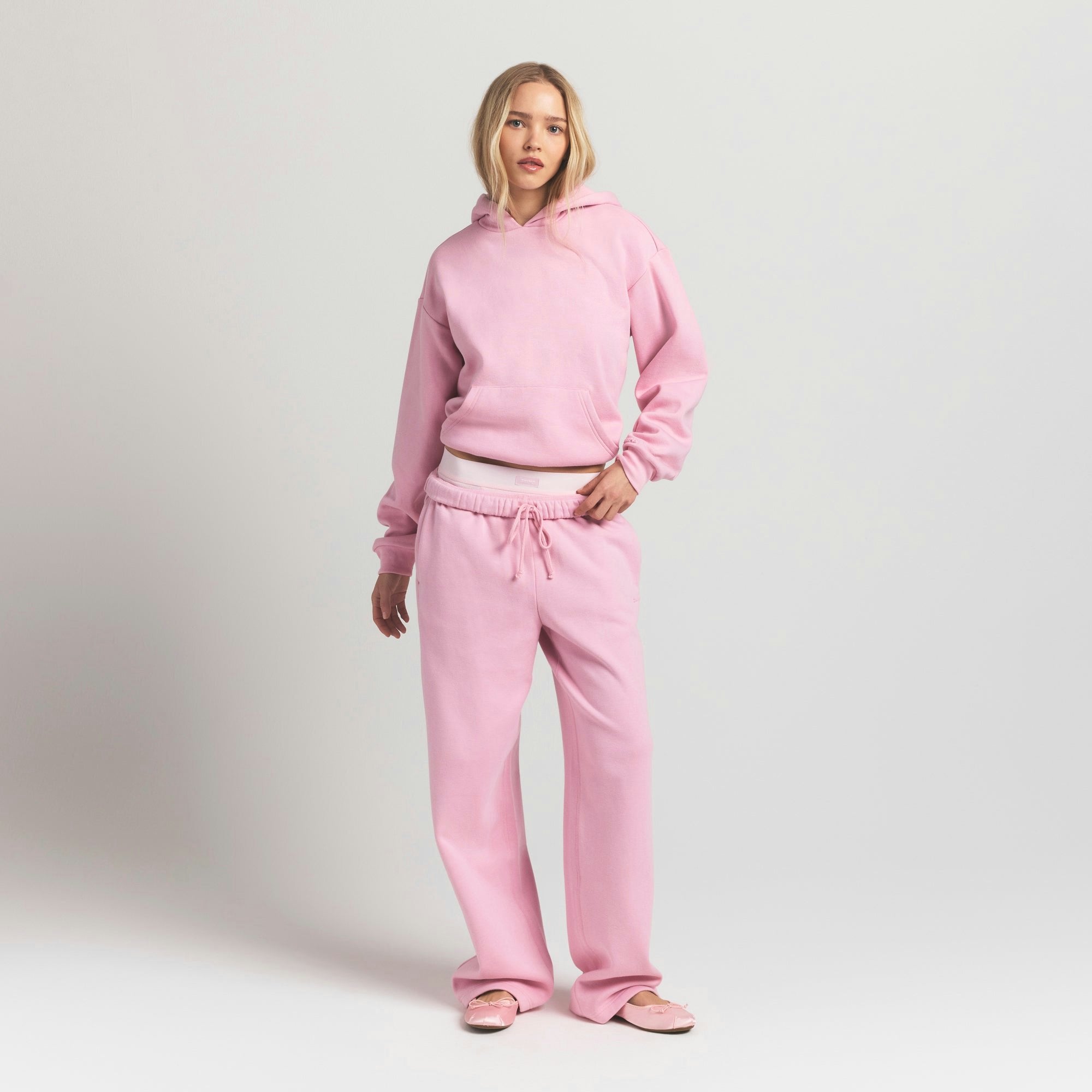 Skims Cotton Fleece Classic Hoodie Halite